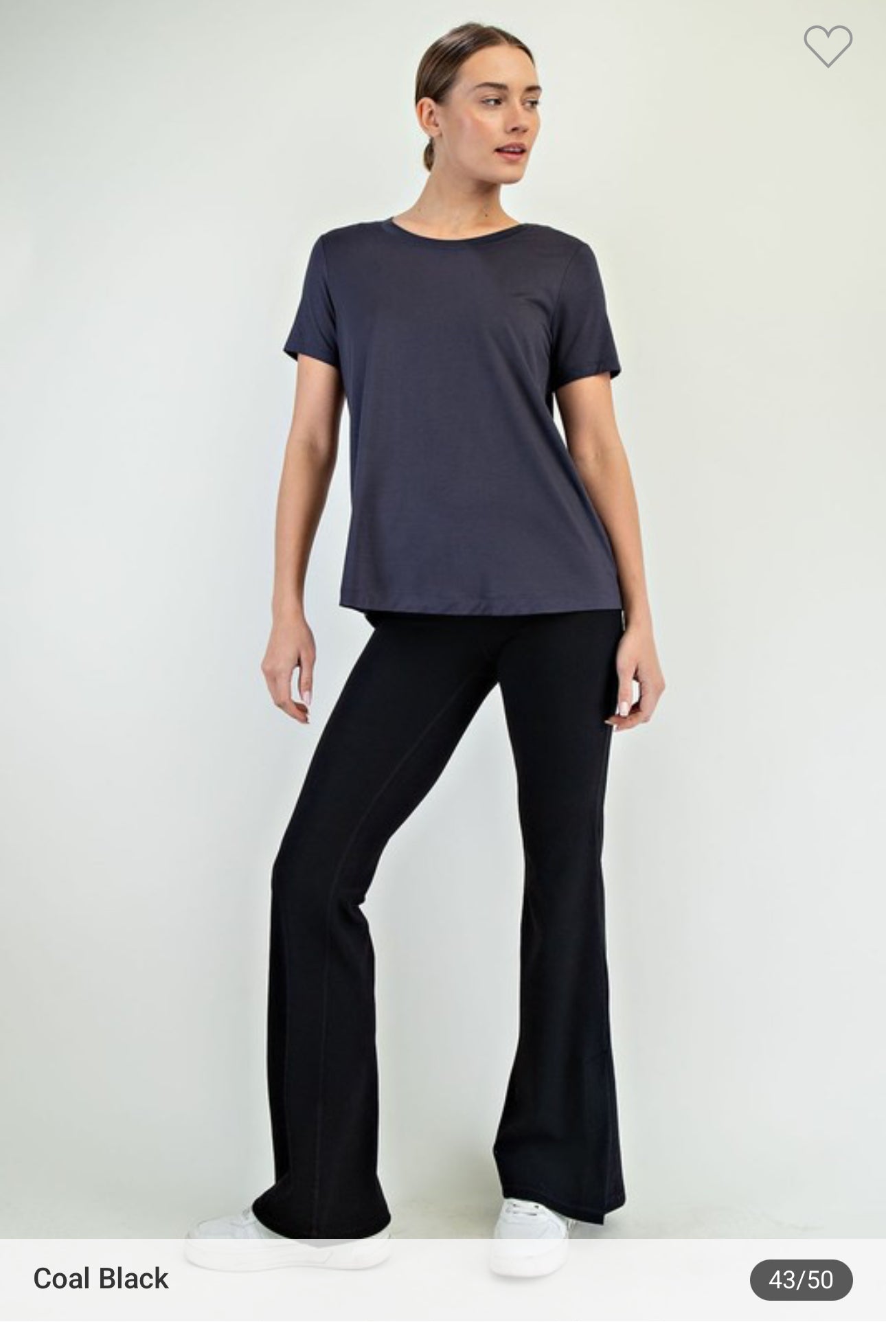 Viscose Modal Short Sleeve Top