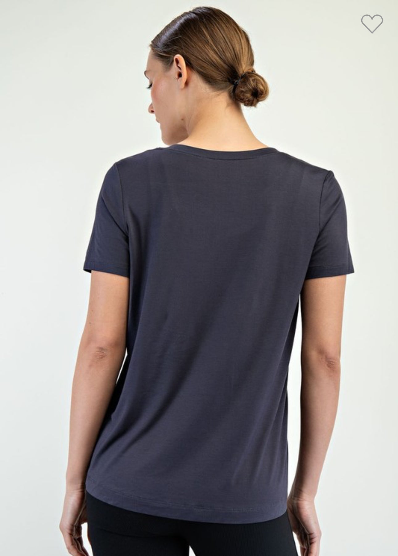Viscose Modal Short Sleeve Top