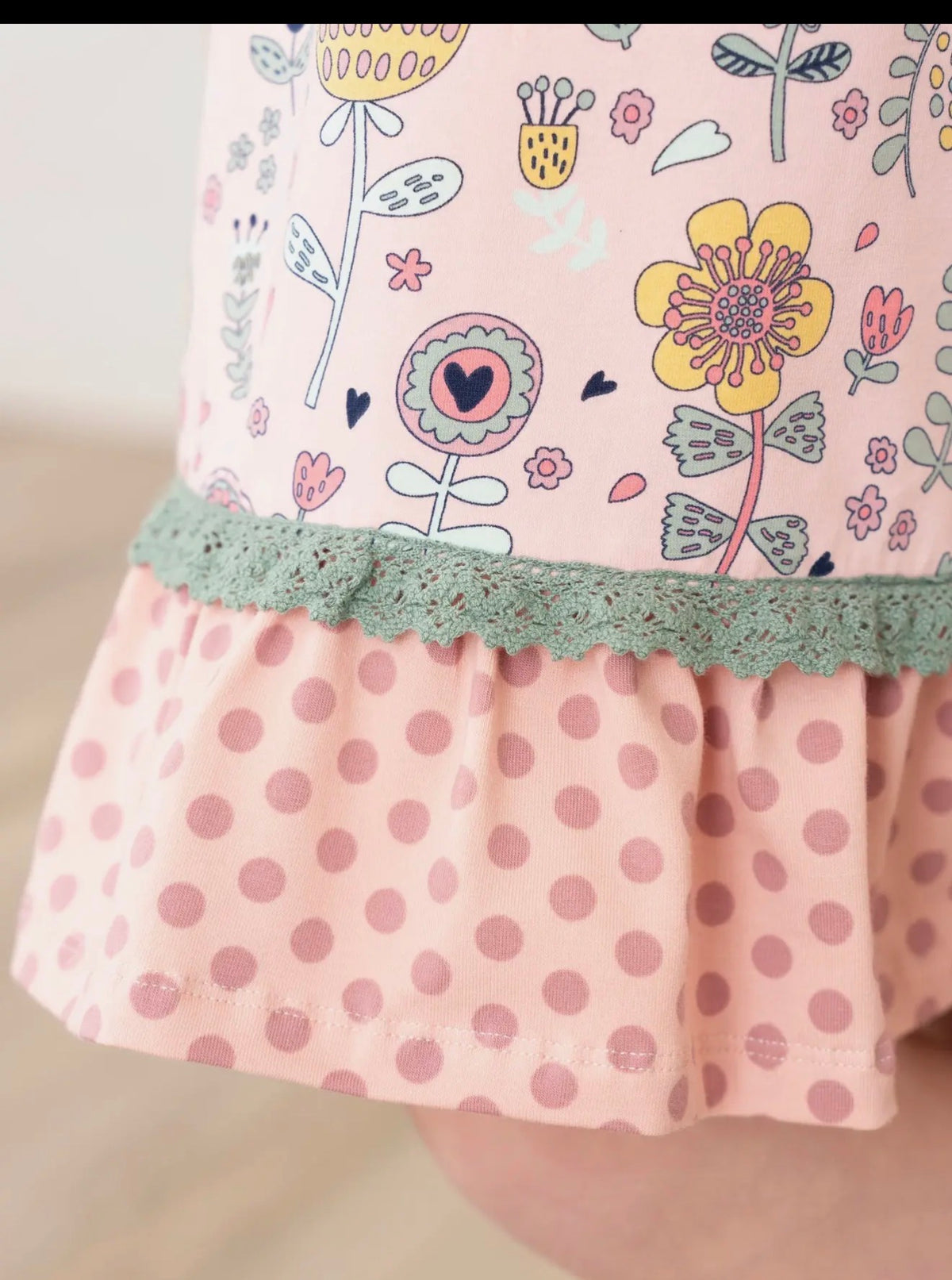 Rose Bloom Flutter Dress