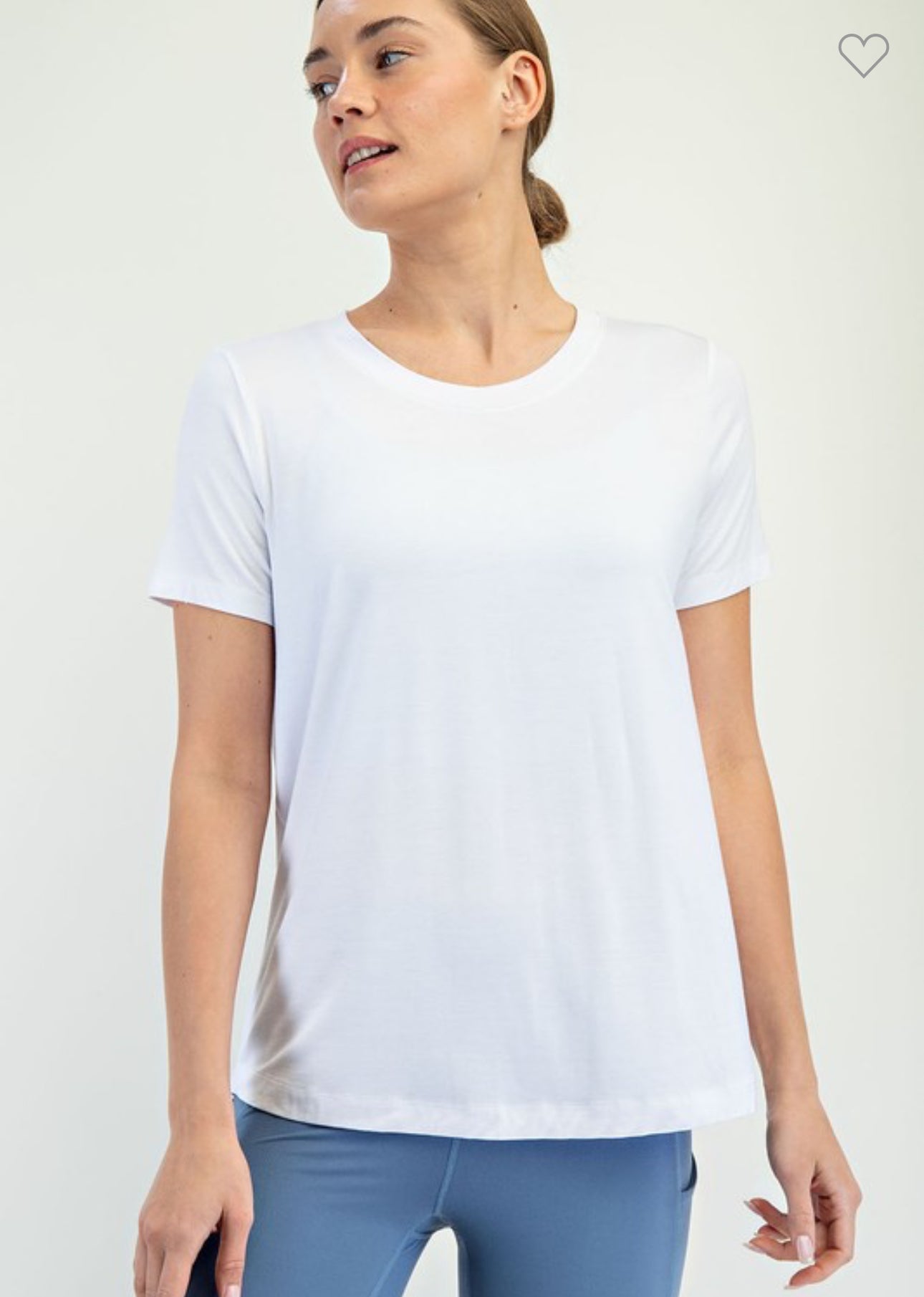 Viscose Modal Short Sleeve Top