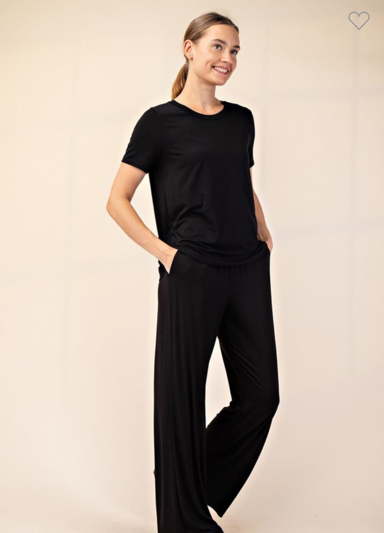Viscose Modal Short Sleeve Top