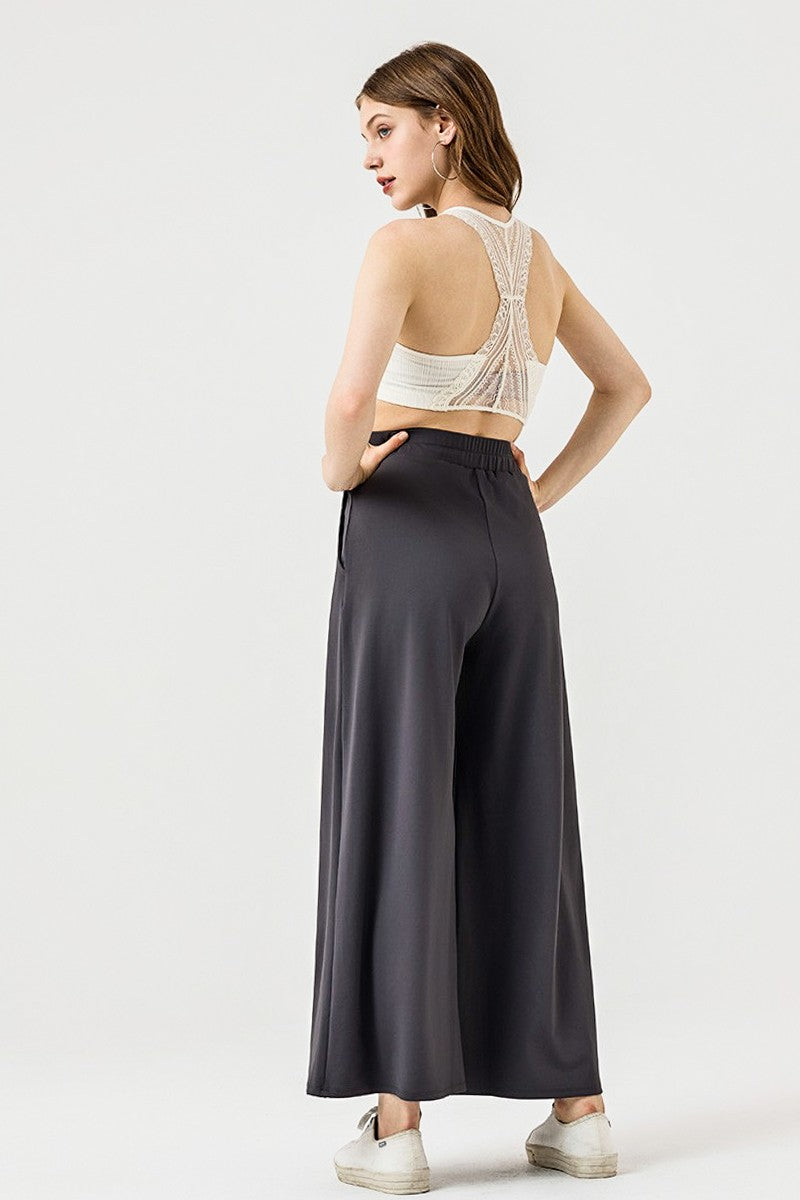 Wide Leg Pants with Pockets