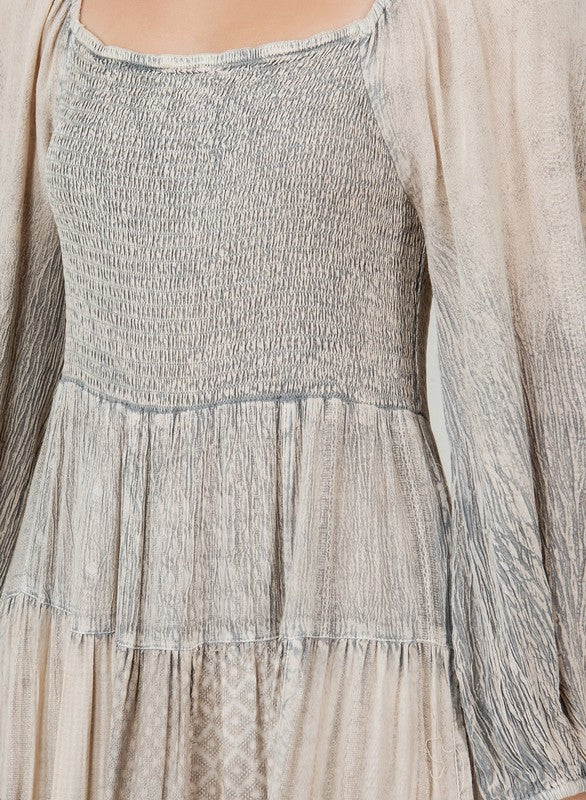 Boho Tiered Maxi Dres