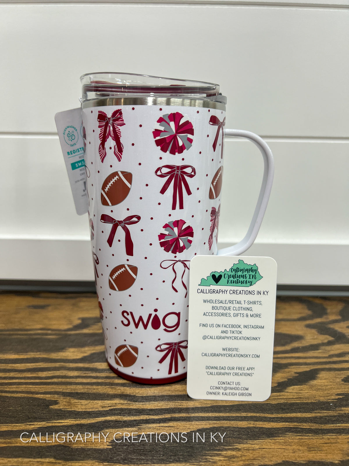 Maroon • We’ve Got Spirit 22 oz Swig Travel Mug