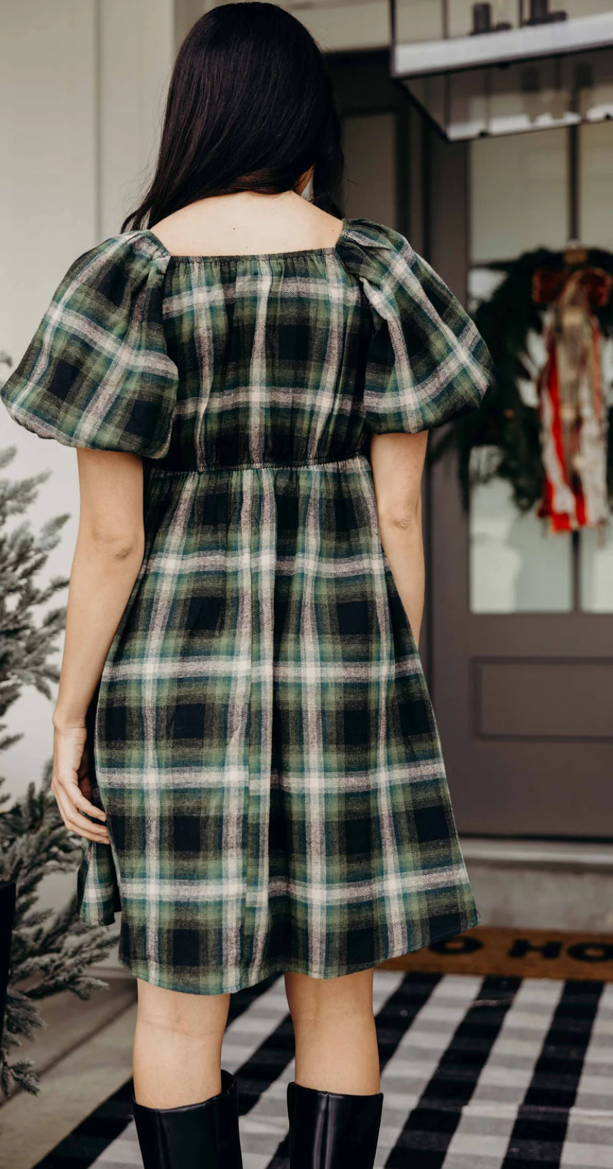 The Tatum Empire Waist Knee Length Dress