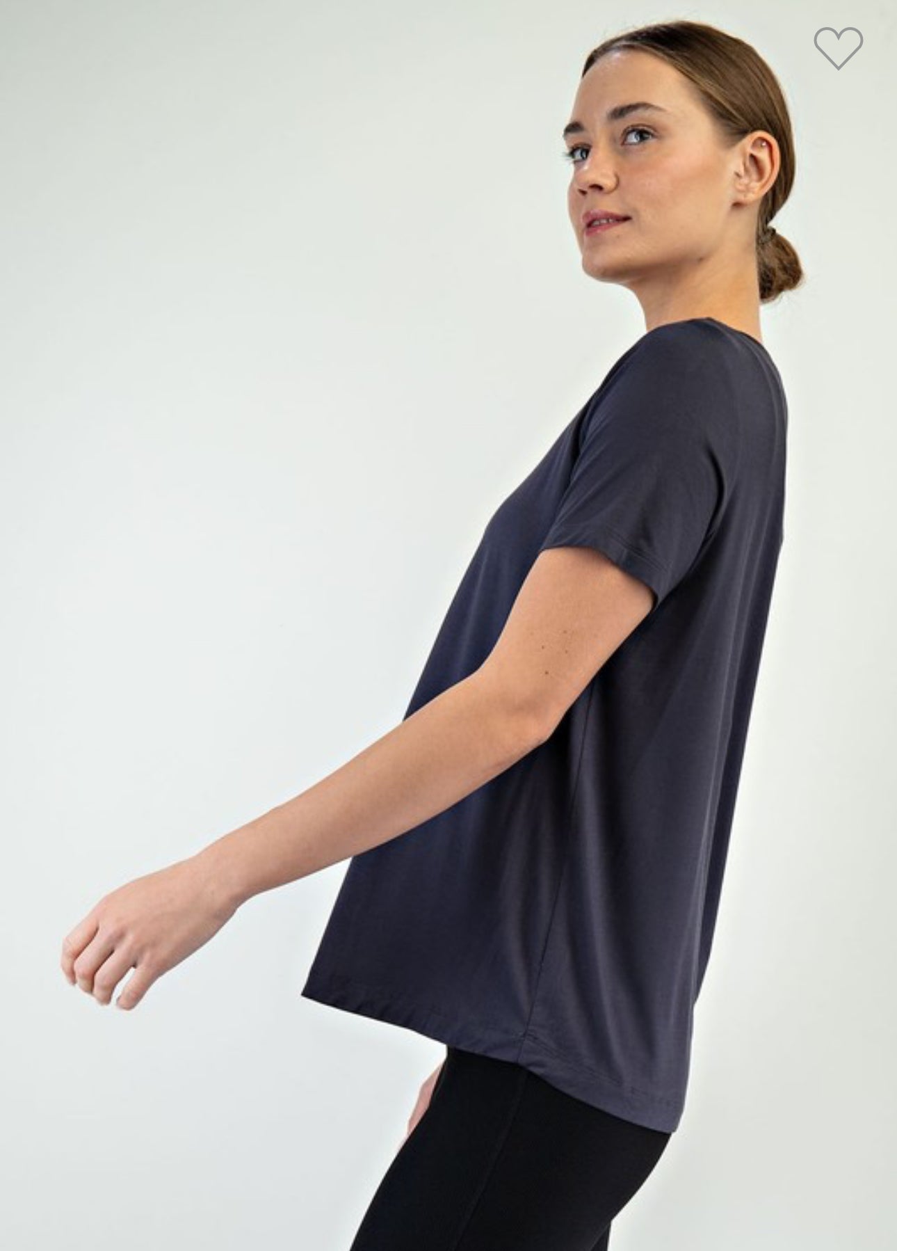 Viscose Modal Short Sleeve Top