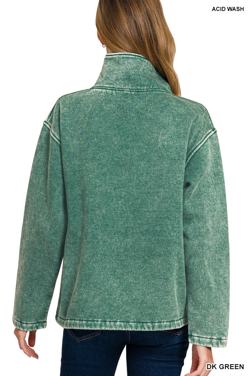Dark Green | Kangaroo Pocket Pullover