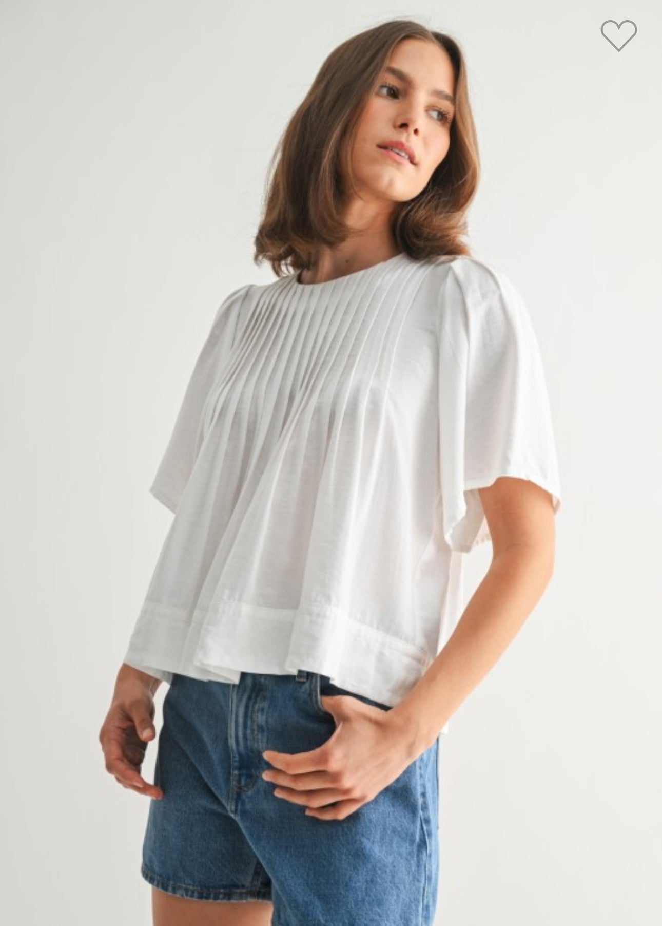 Pin Tuck Detail Blouse