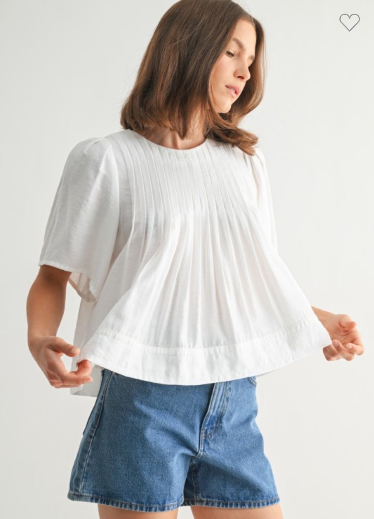 Pin Tuck Detail Blouse