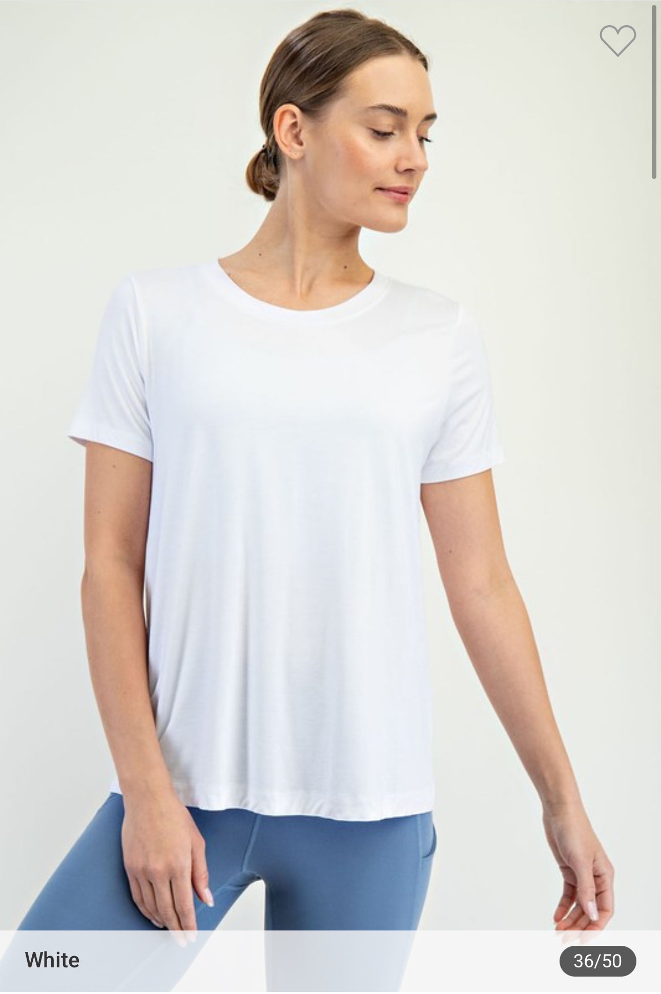 Viscose Modal Short Sleeve Top