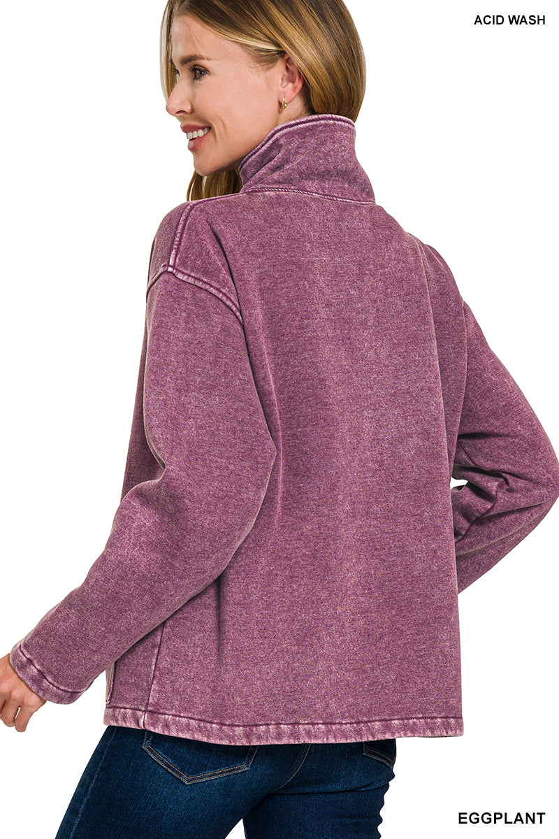 Eggplant | Kangaroo Pocket Pullover