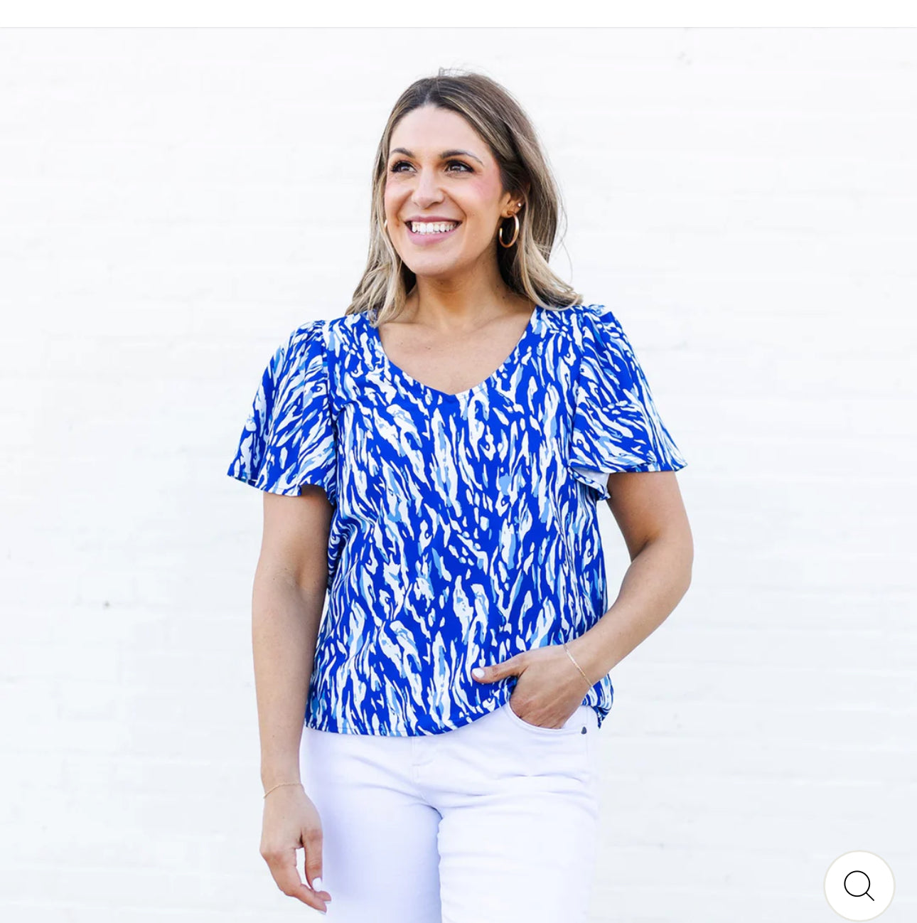 Paisley Tiger Tail Top – Gameday - Talk of the Town