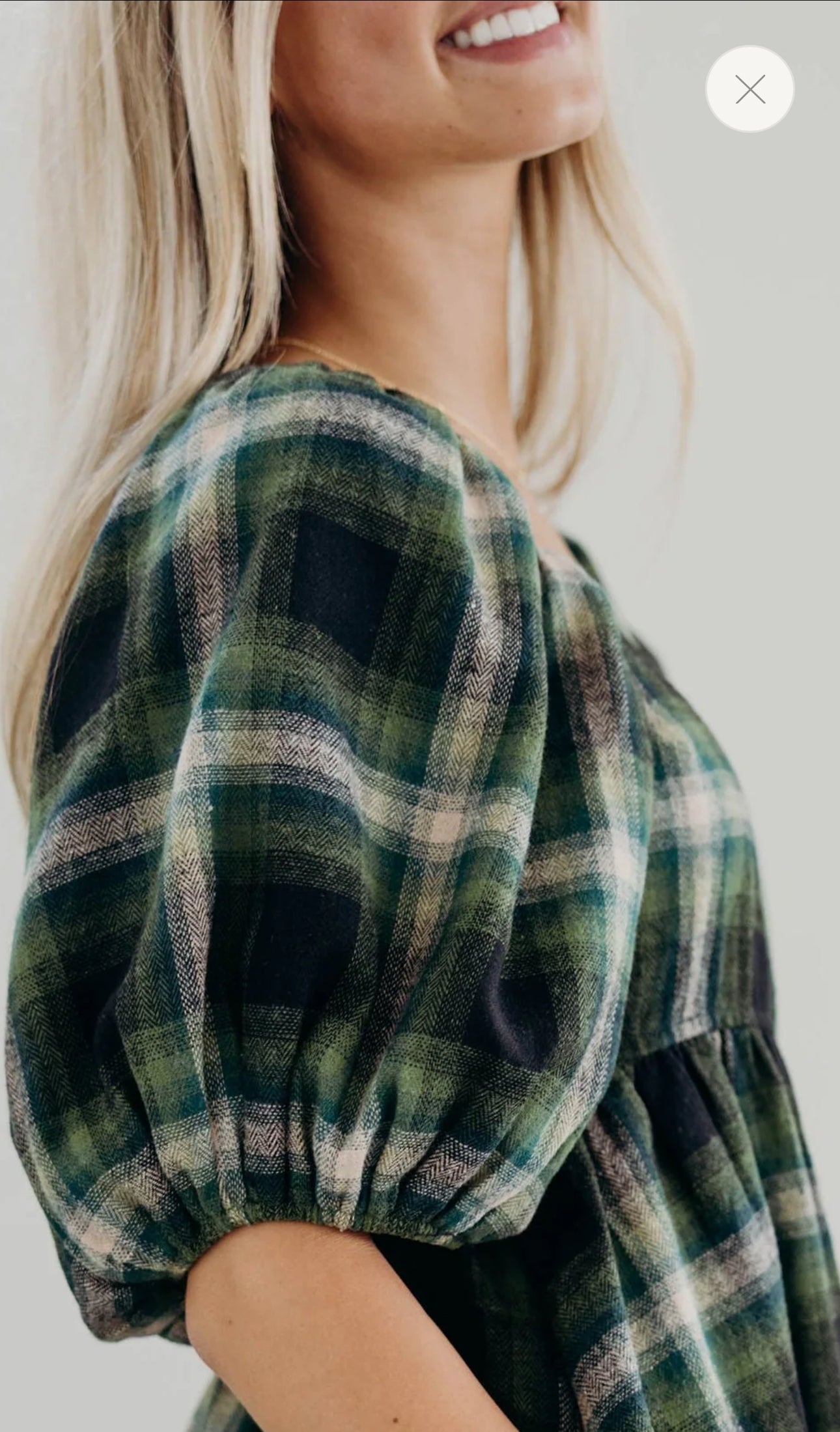 The Tatum Empire Waist Knee Length Dress