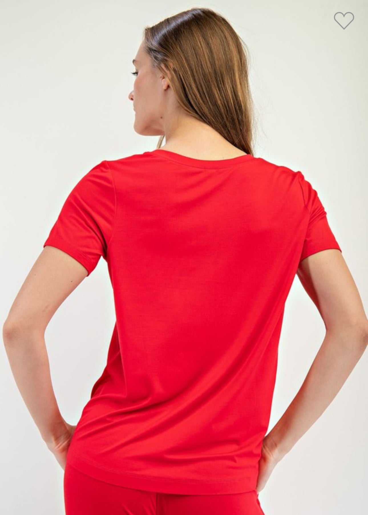 Viscose Modal Short Sleeve Top