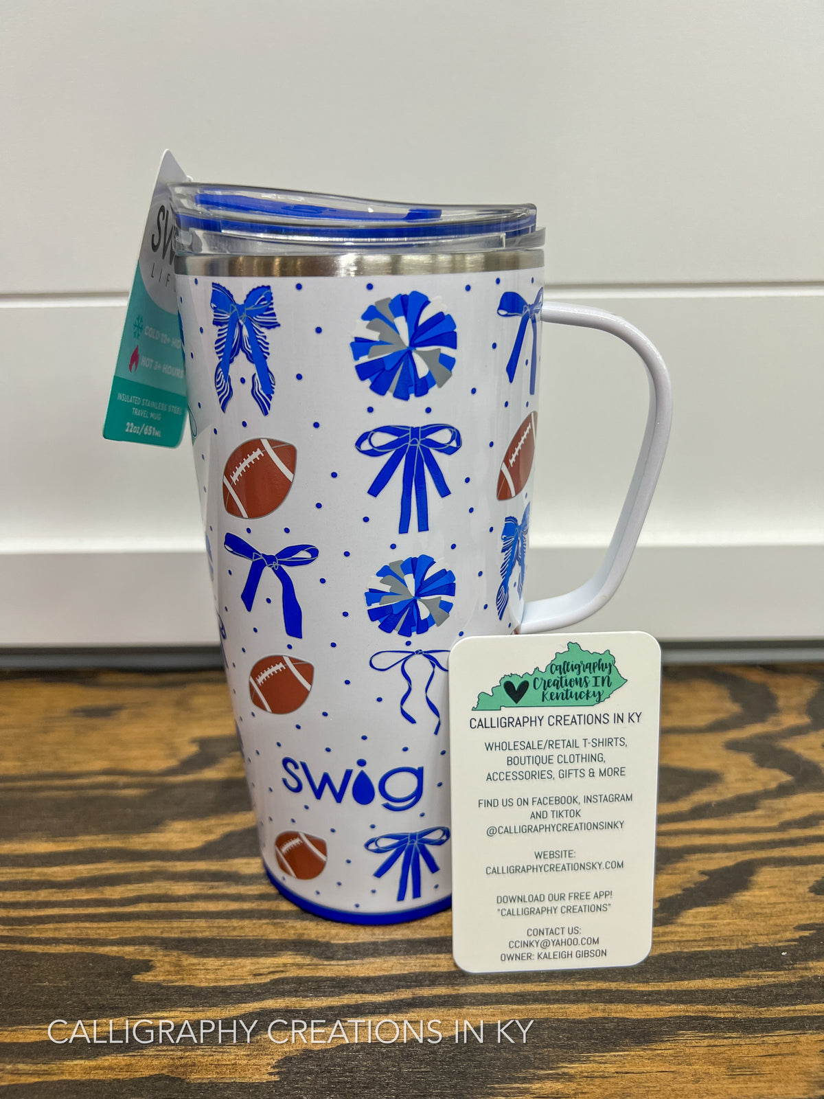 Royal • We’ve Got Spirit 22 oz Swig Travel Mug