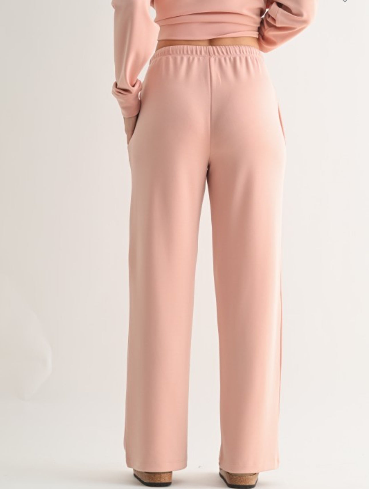 Simple Scuba Wide-leg Pant