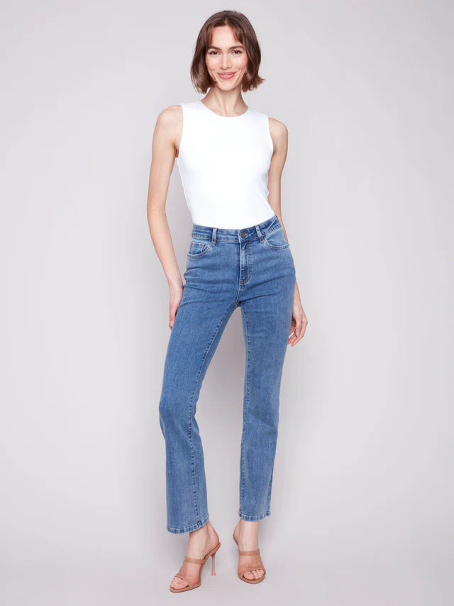 BB - Celine Flare Leg Jeans - Medium Blue - Talk of the Town