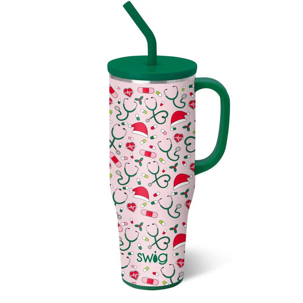 Santa’s Scrubs 40 oz Swig Mega Mug