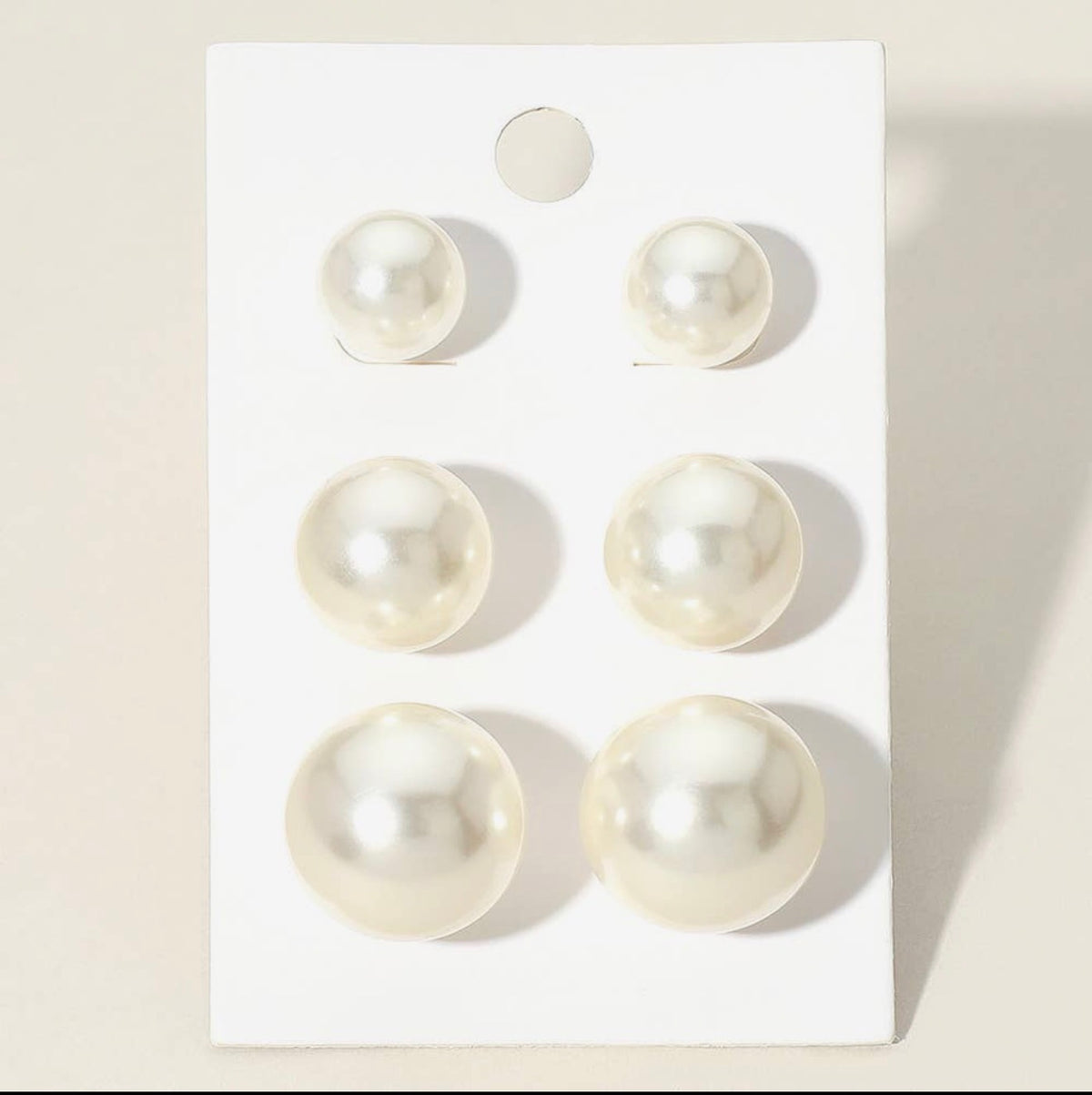 Pearl Stud Earrings