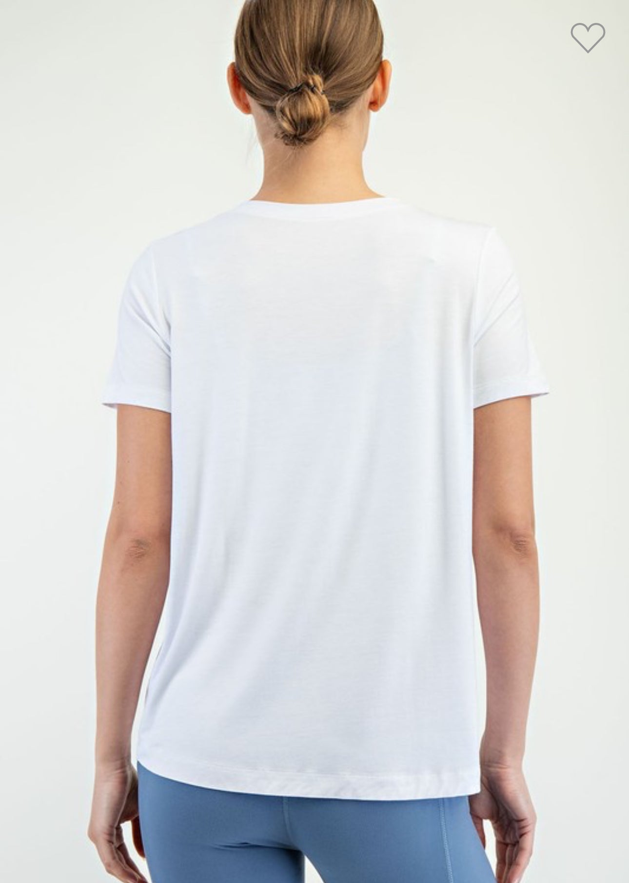 Viscose Modal Short Sleeve Top