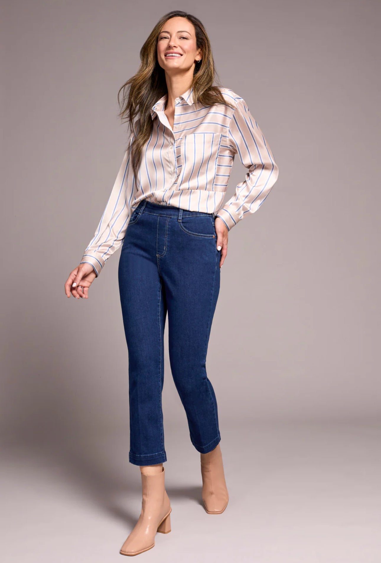 Audrey Straight Crop Jean