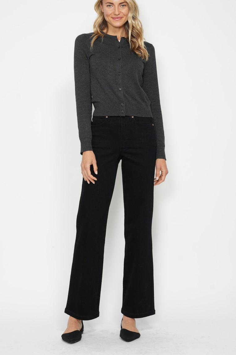 BB-Judy Blue Black Straight Tummy Control Jeans - Talk of the Town