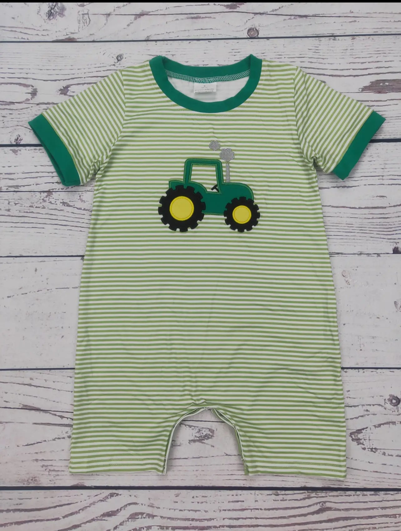 Baby Boy Farm Romper