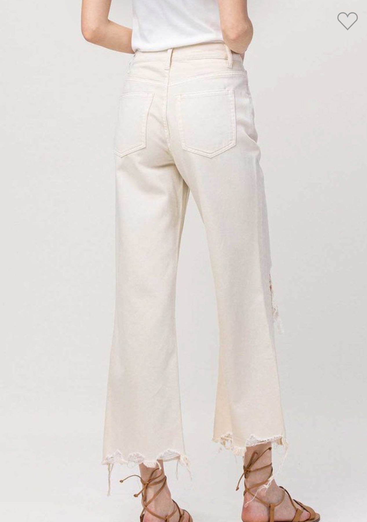 90s Vintage High Rise Crop Jeans