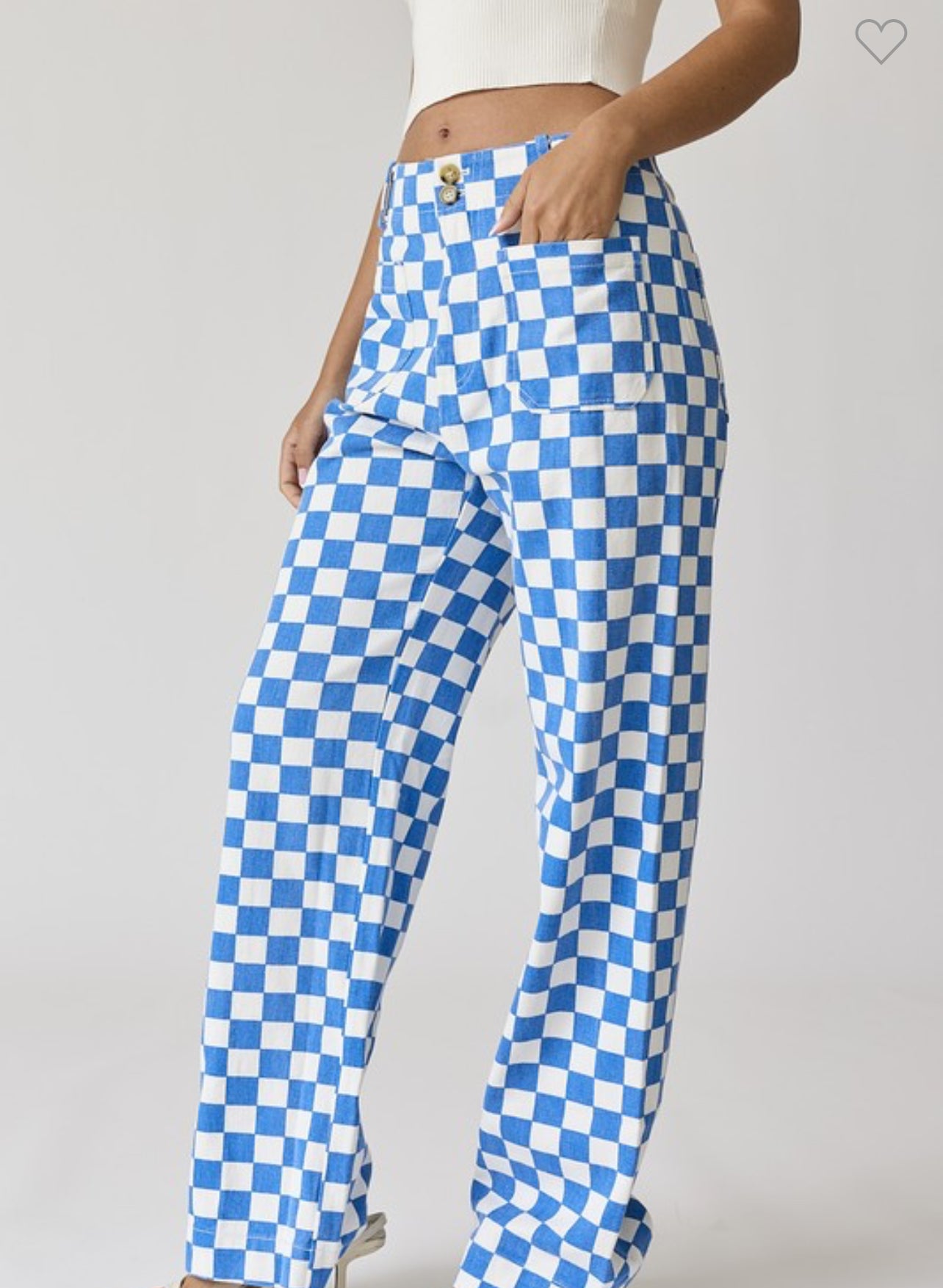 Demi Checkered Bottoms