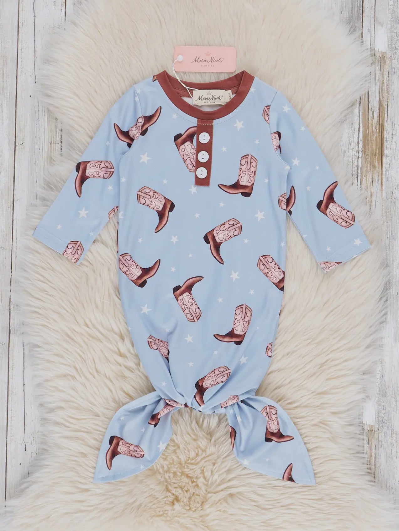 Boot Scoot Knot Gown