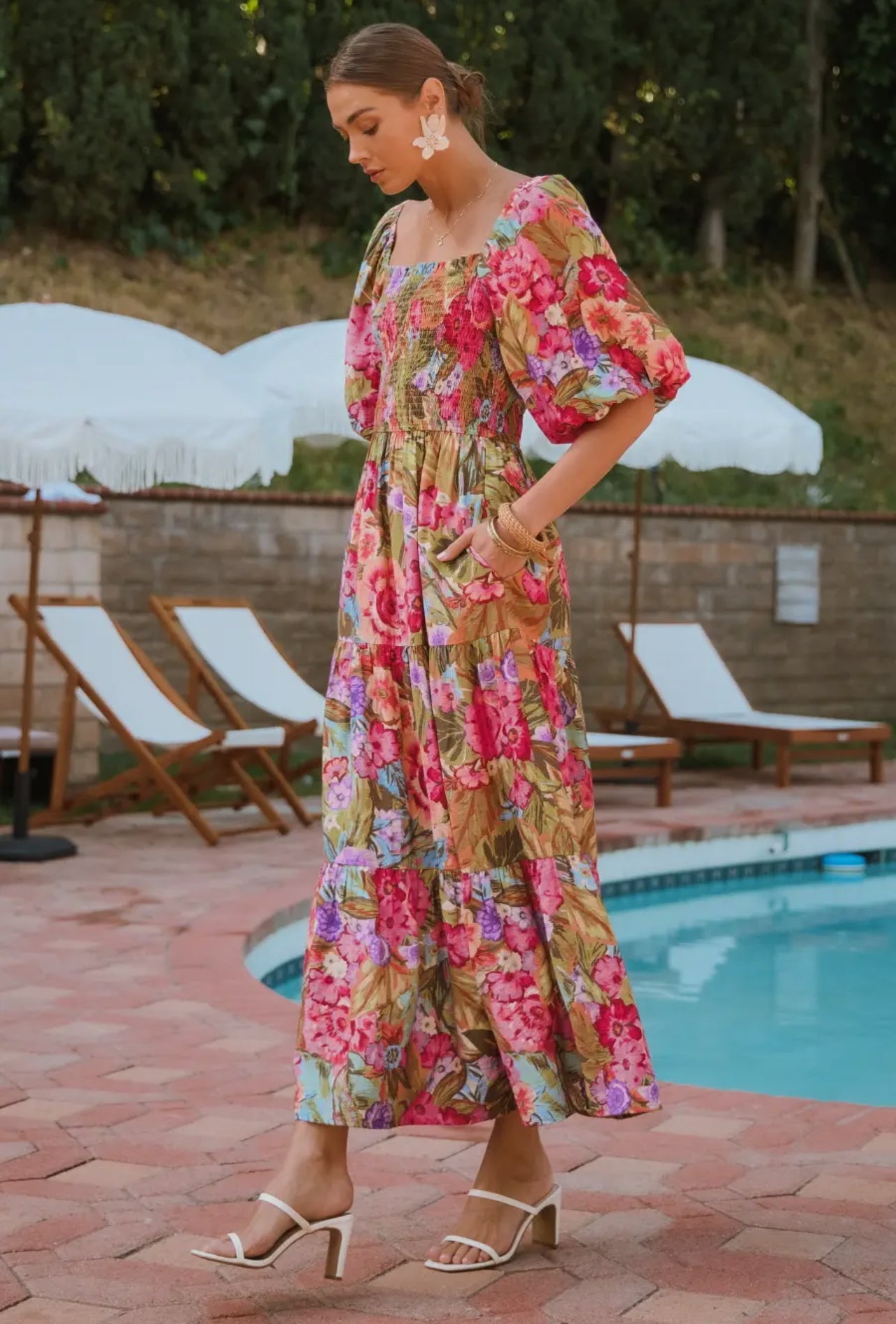 Printed Maxi Dress