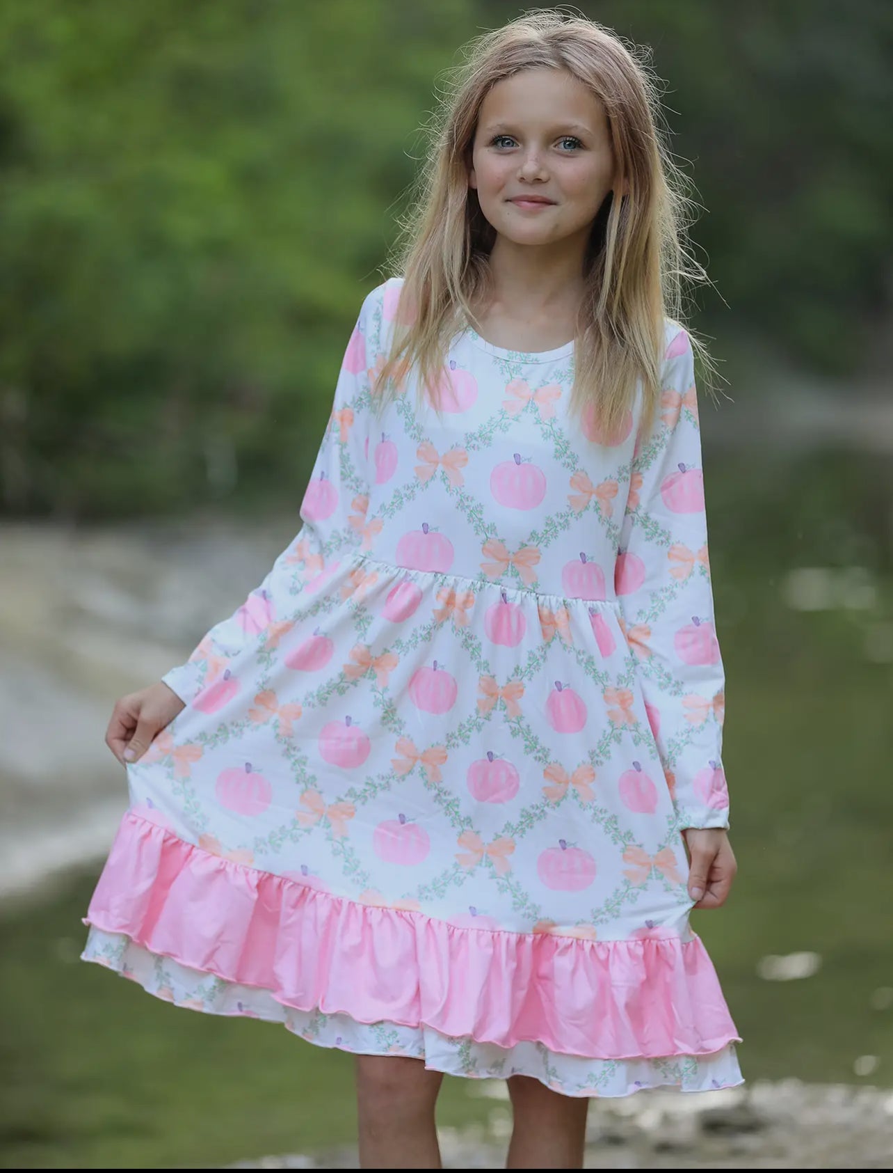Halloween Pink Pumpkin Dress