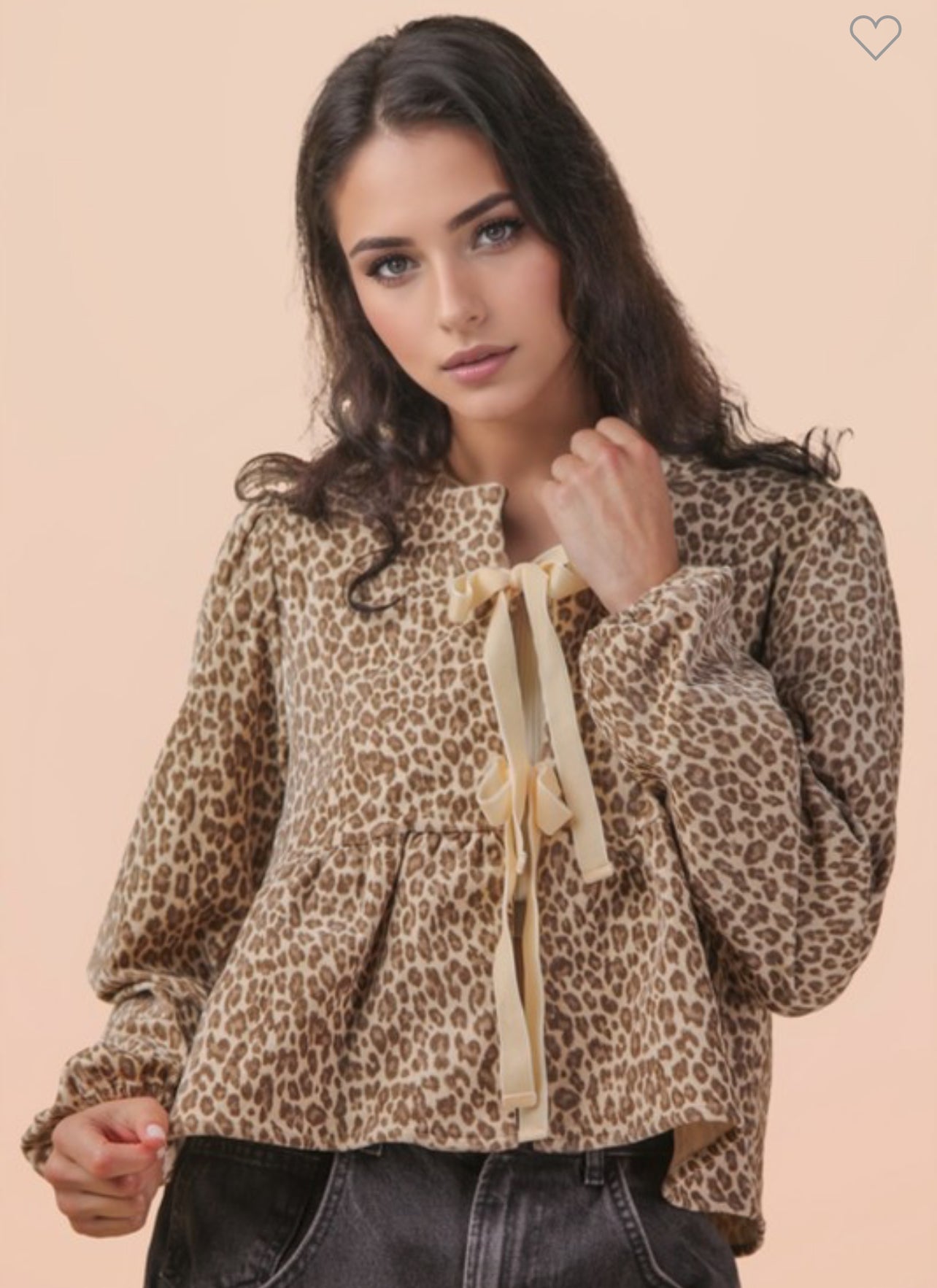 Leopard Printed Blouse