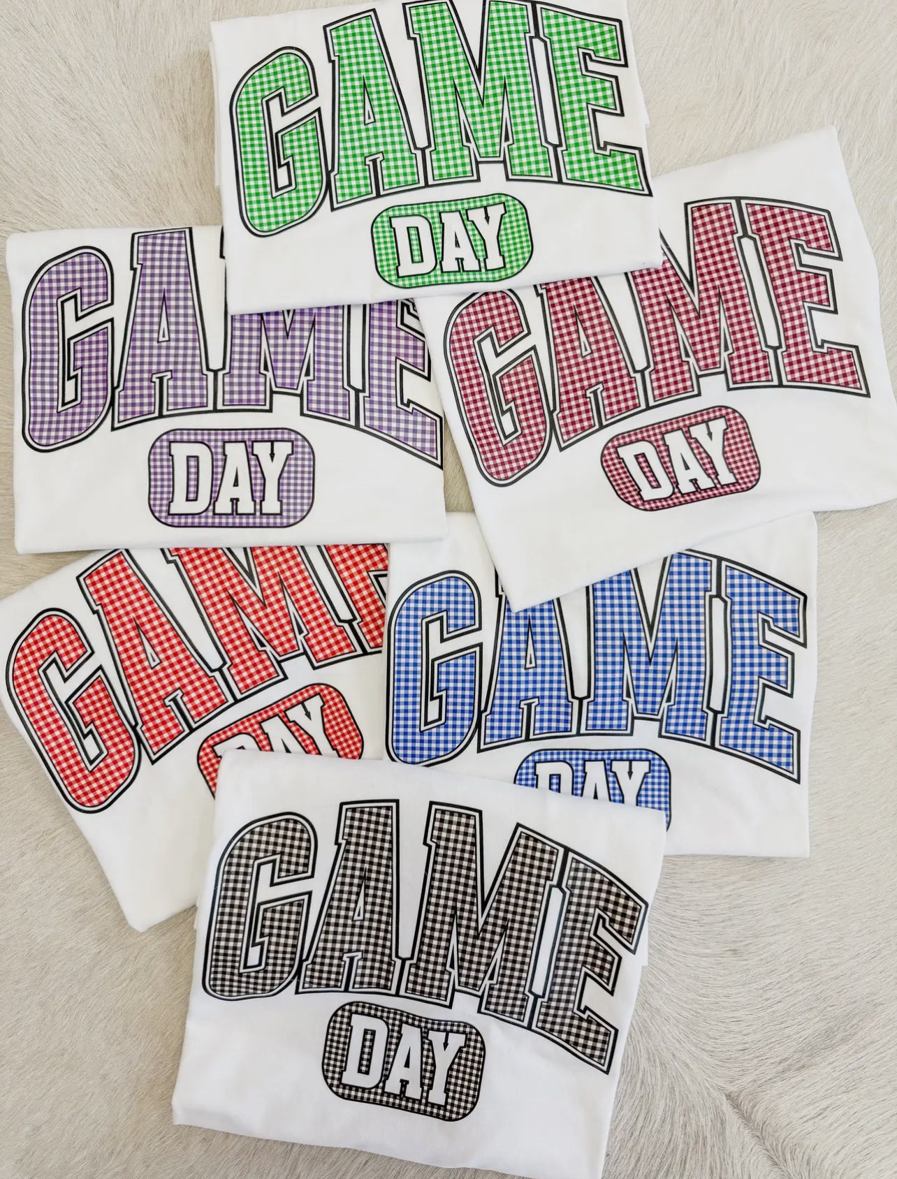 Game Day Gingham Tee