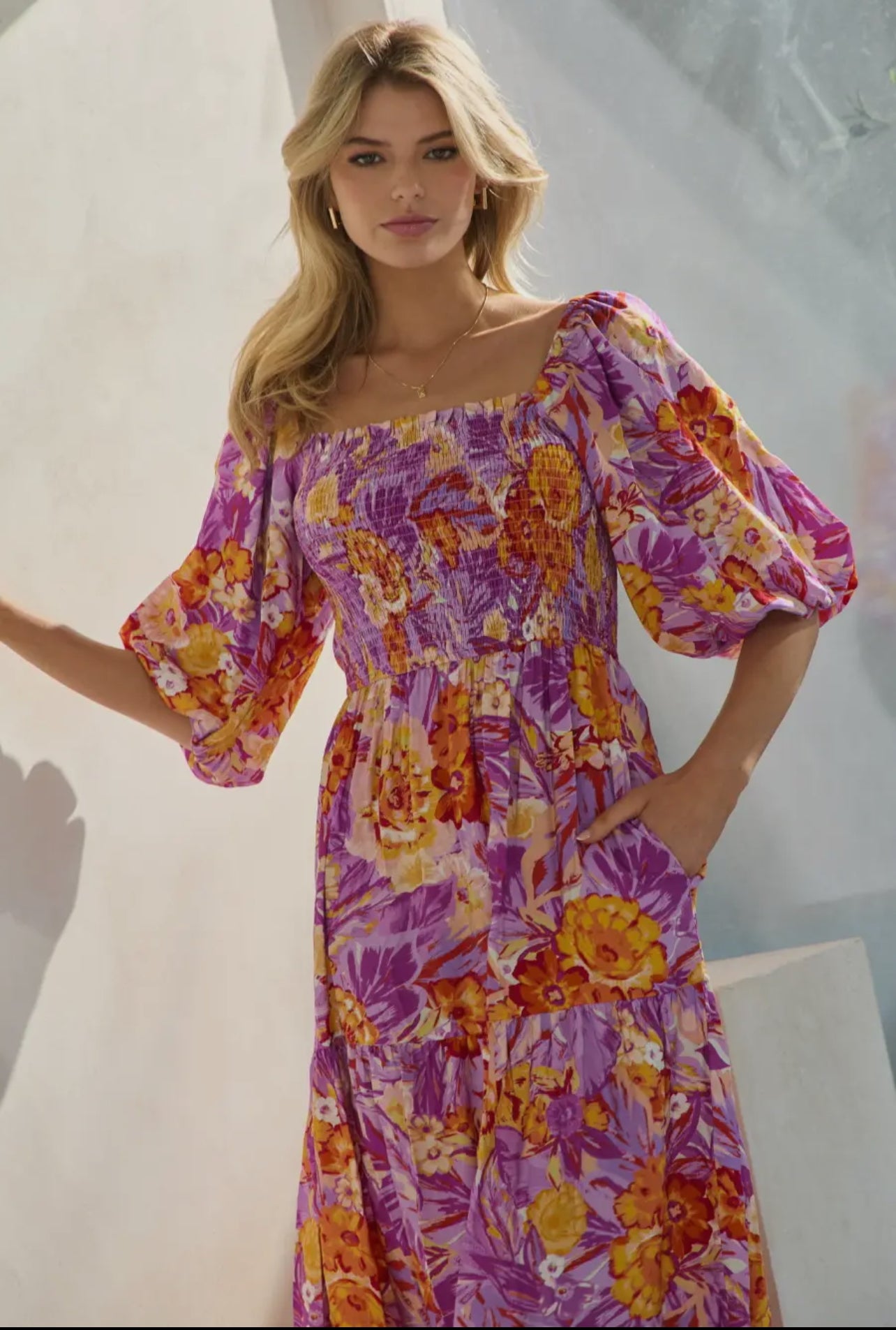 Printed Maxi Dress