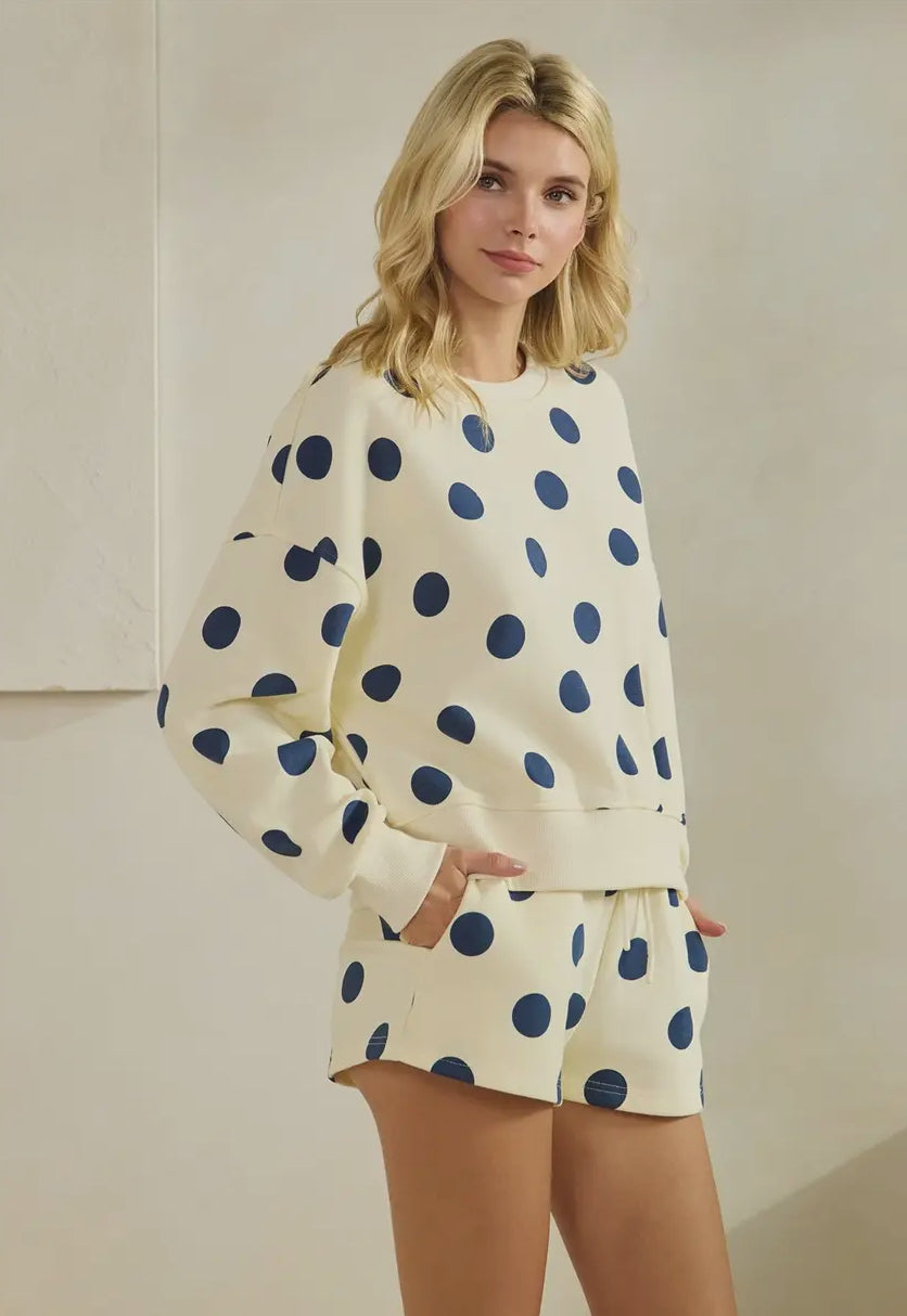Polka Dot Sweatsuit