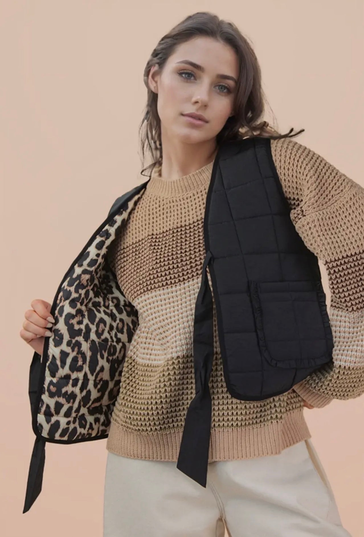 Quilted Vest - Talk of the Town