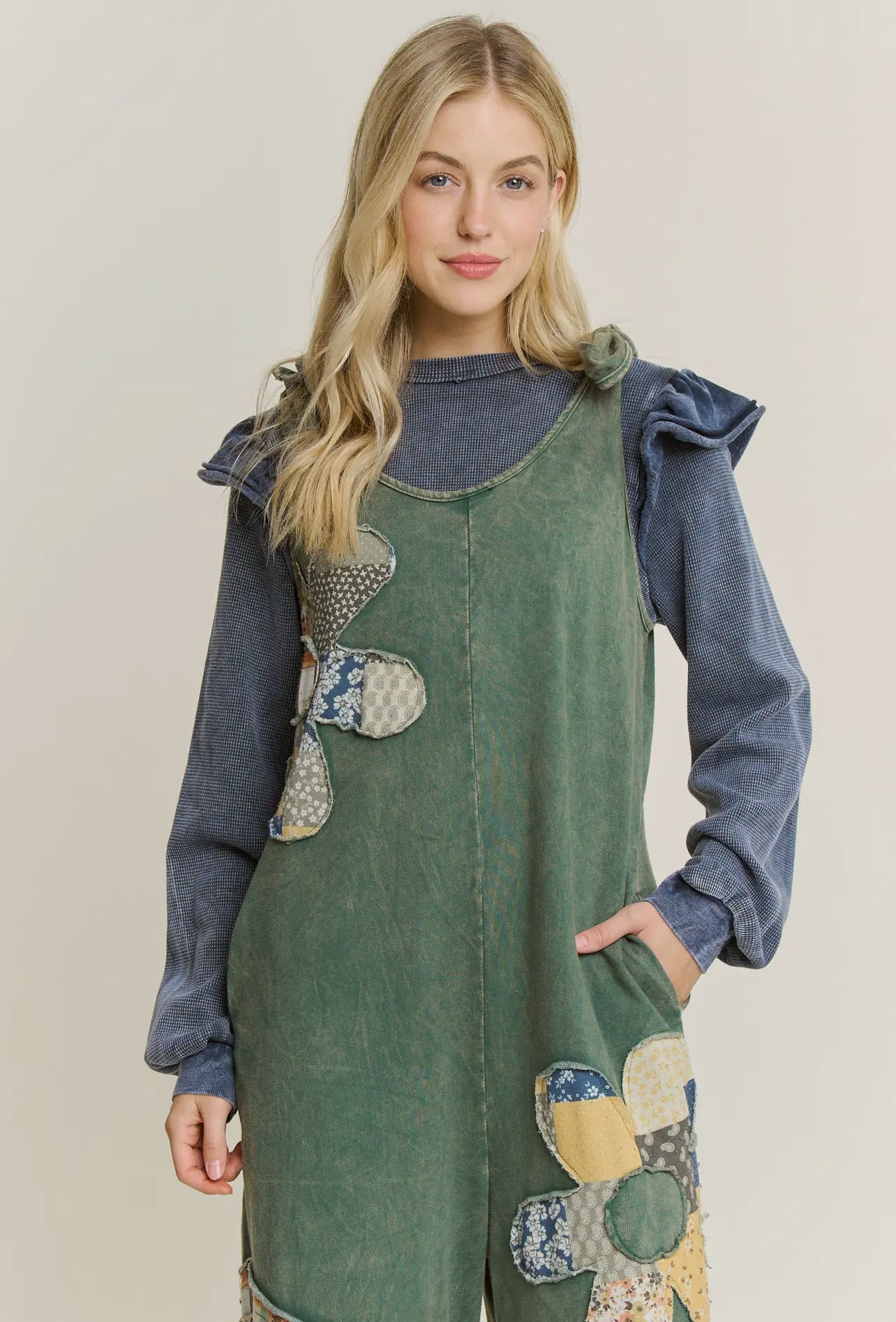 Mineral Washed Daisy Jumper