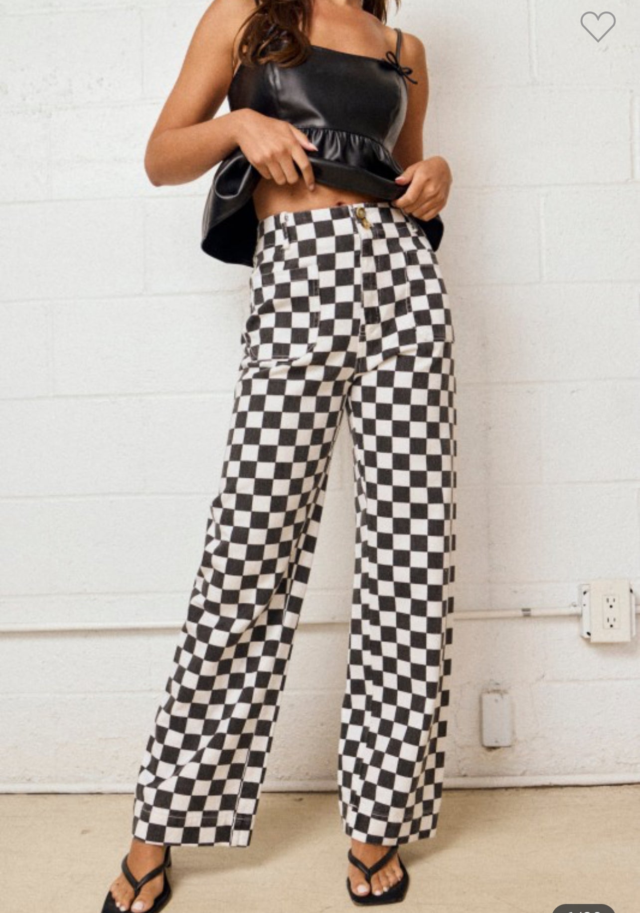 Demi Checkered Bottoms