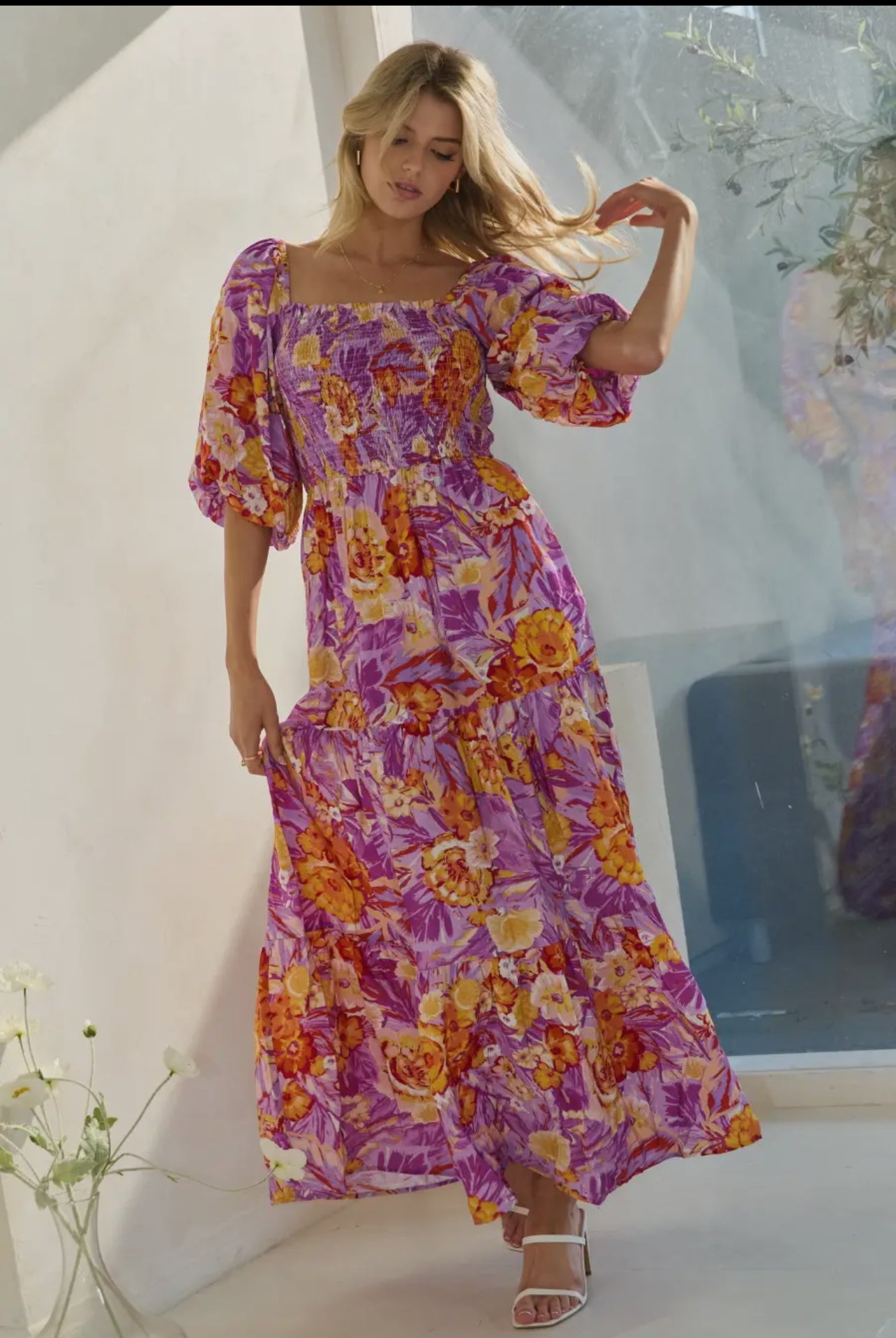 Printed Maxi Dress