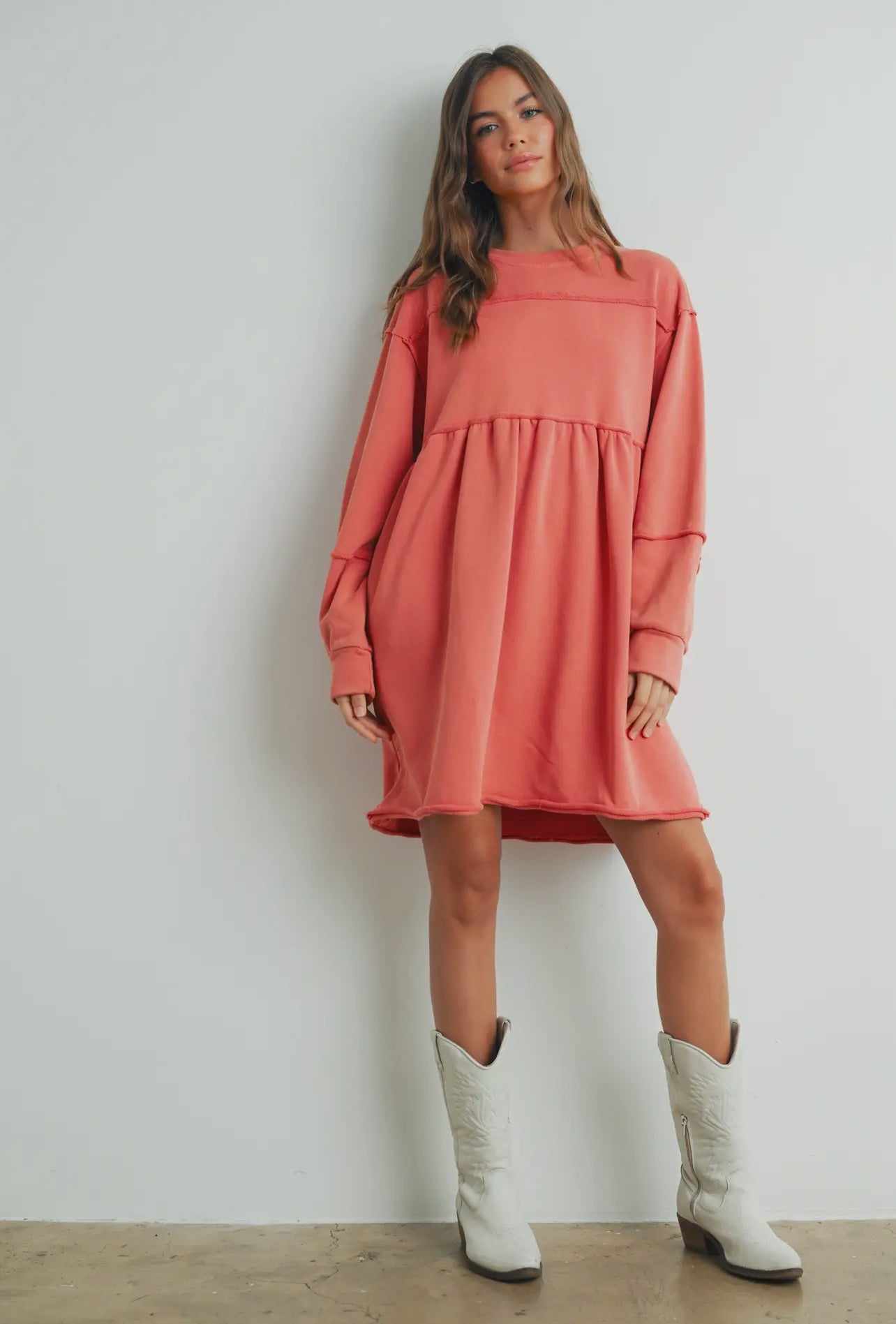 Fall Full Sleeve Mini Dress