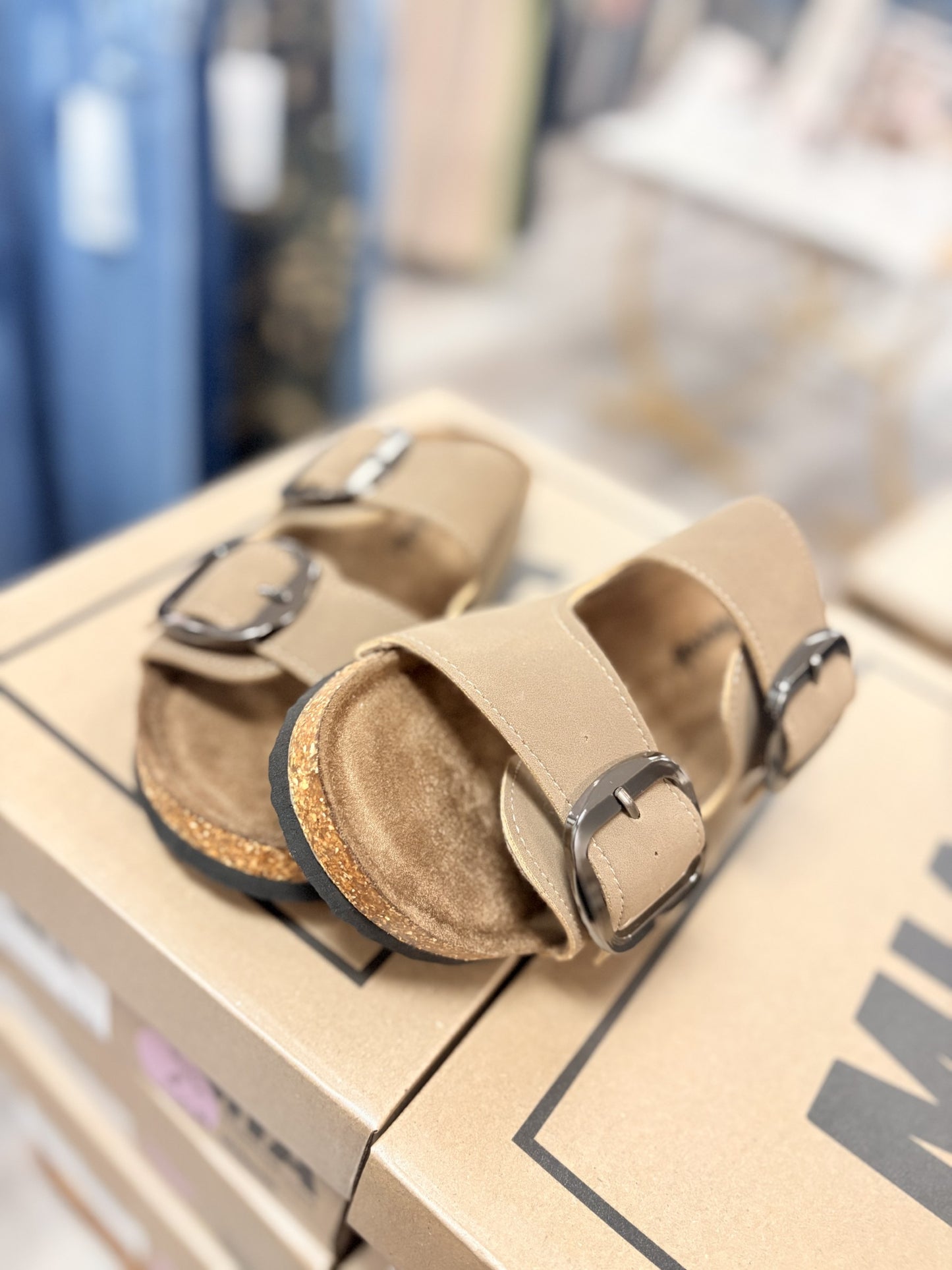 Double Buckle Sandals