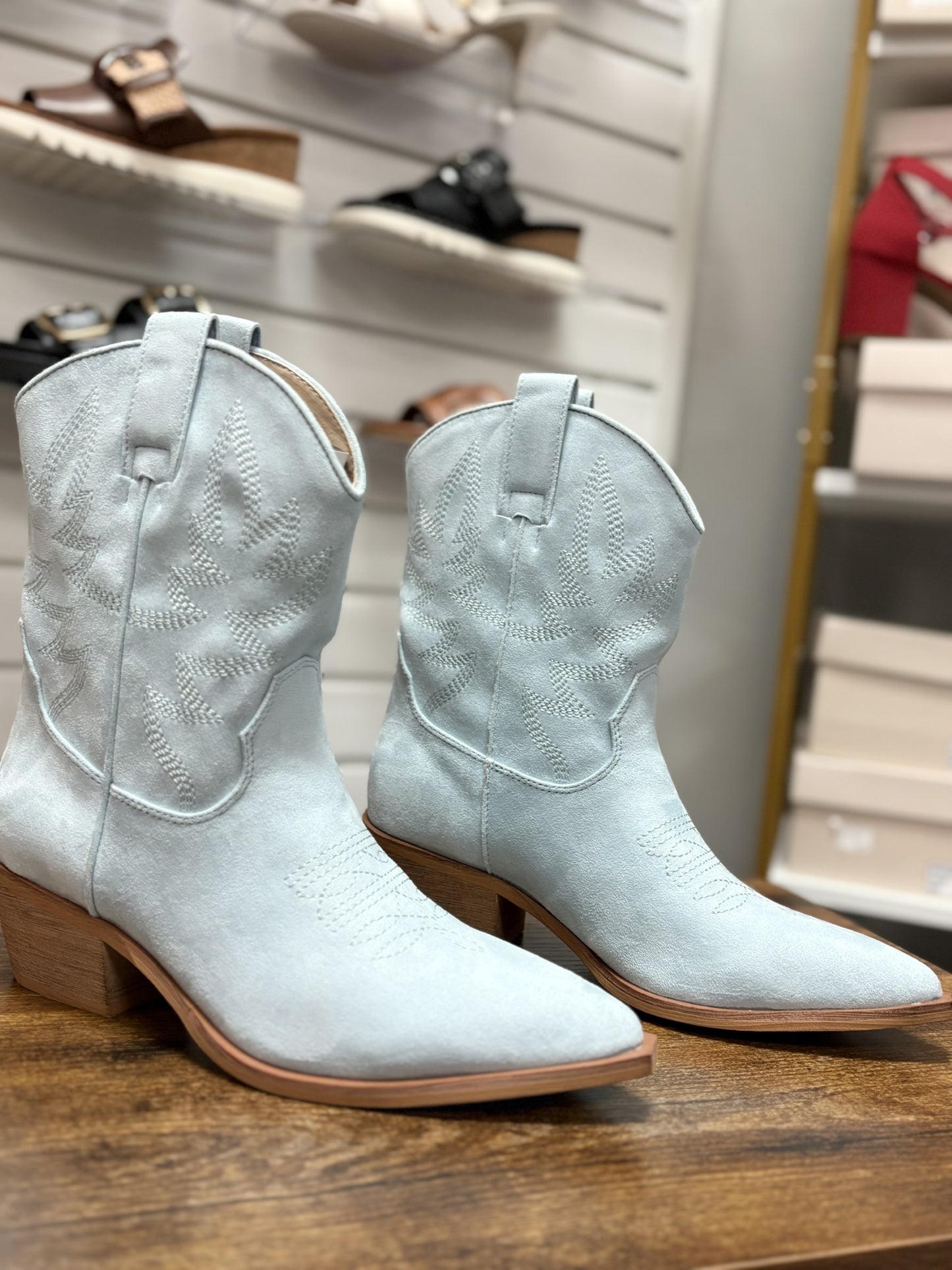 Claire - Blue Booties