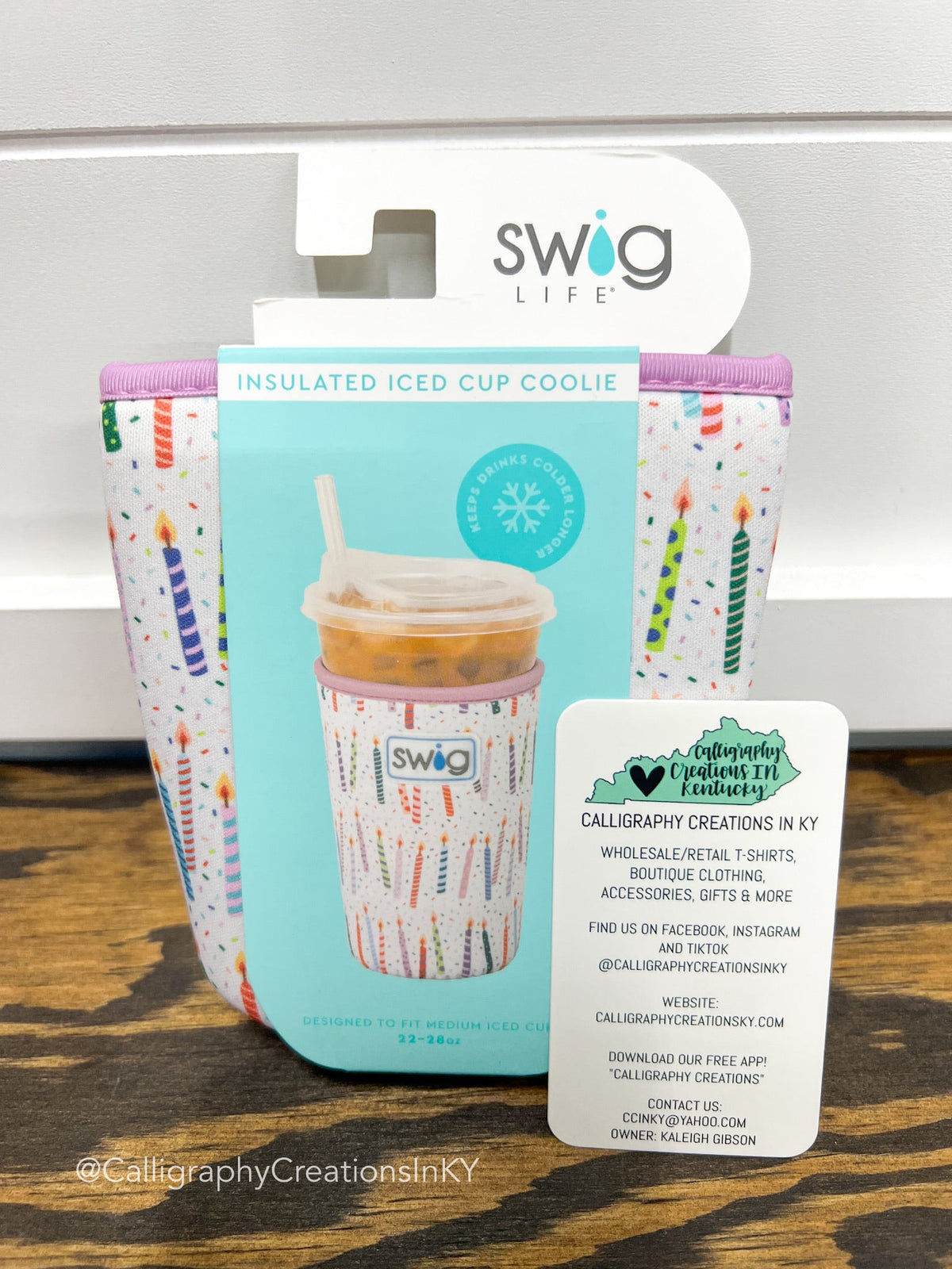 Make A Wish Swig Iced Cup Coolie