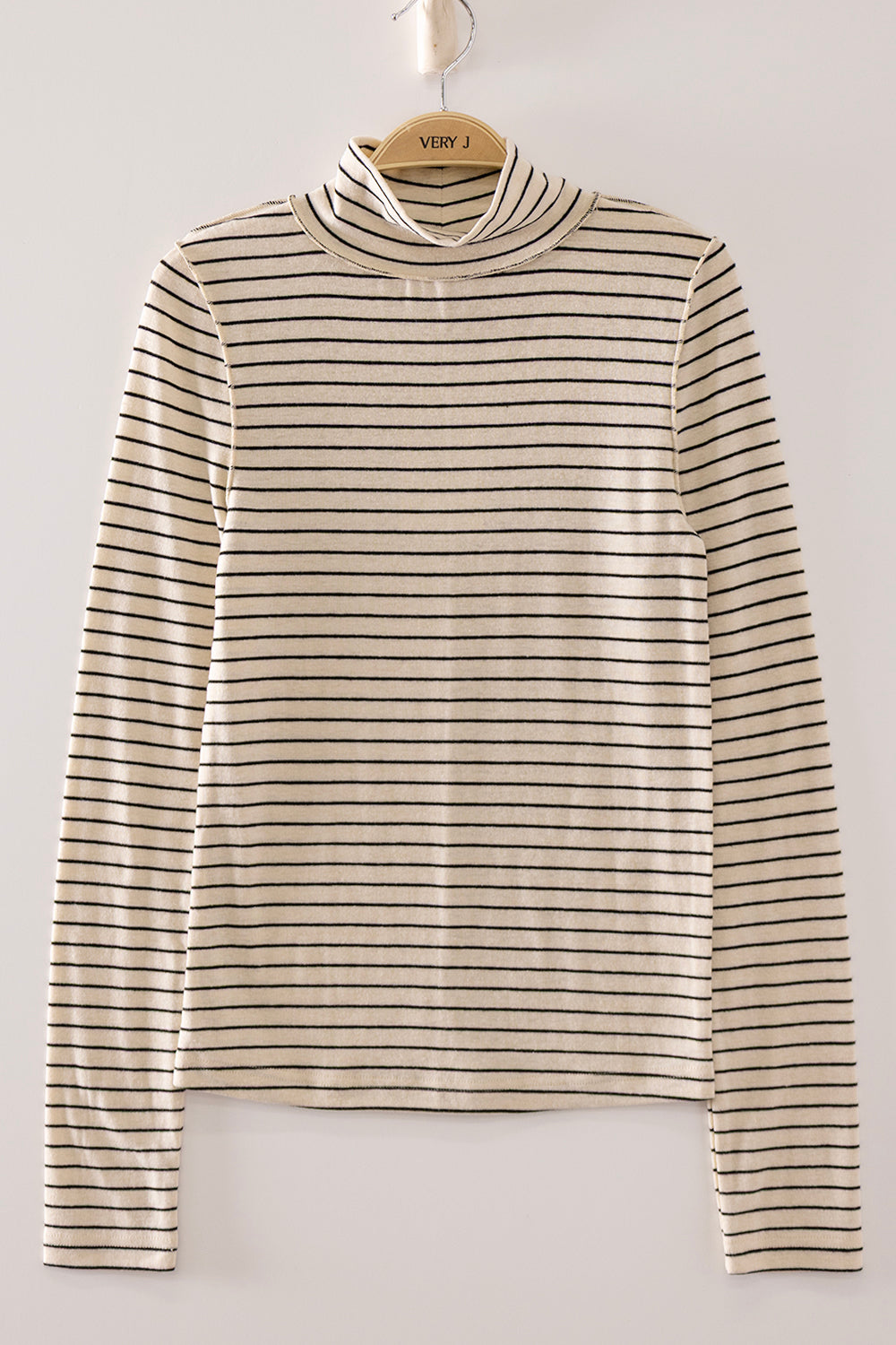 Very J- Striped long sleeve top