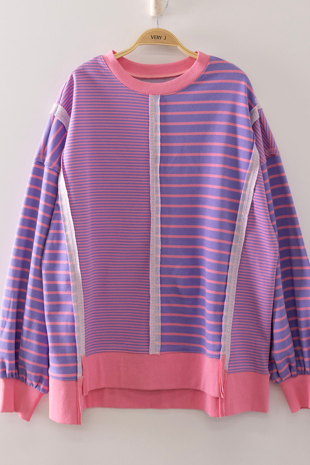 Very J- Plus Size Striped Top