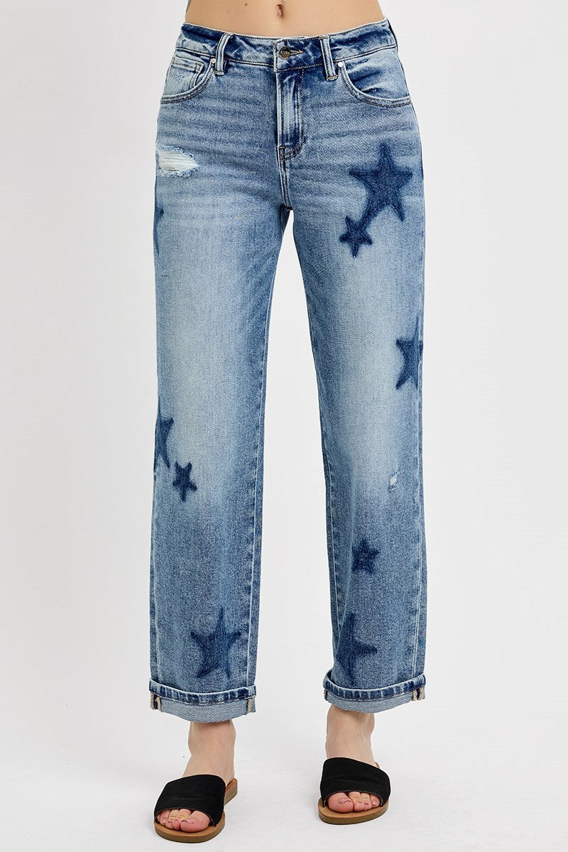 RISEN Star Shadow Jeans