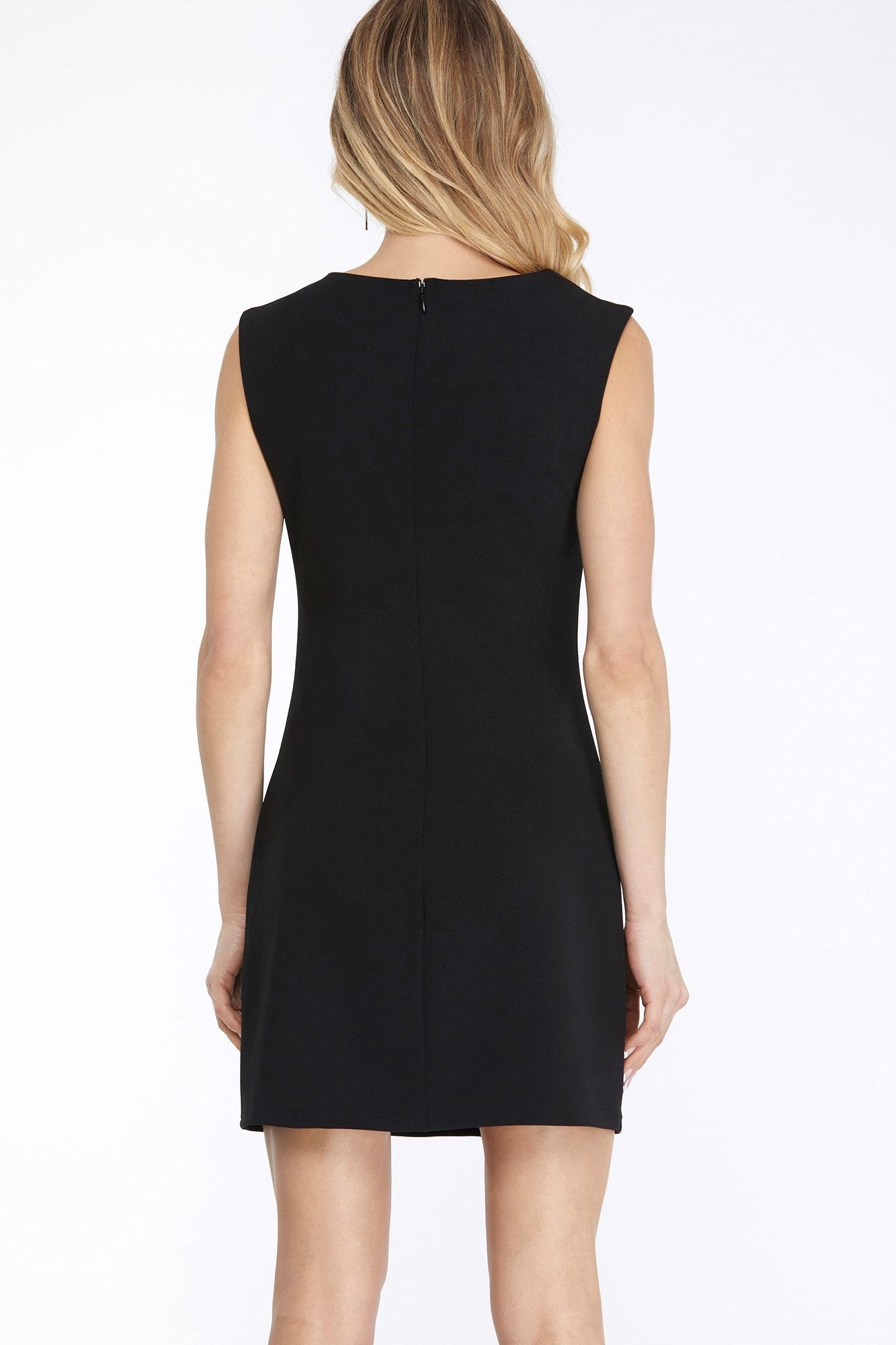 Sleeveless Asymmetrical Knit Dress