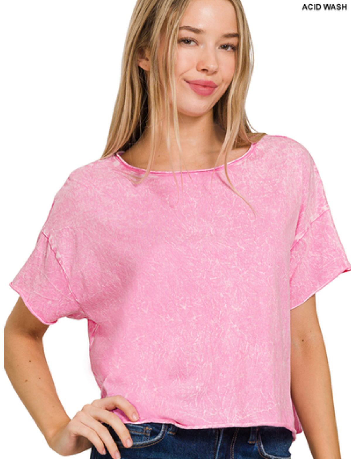Crop Boxed Tee