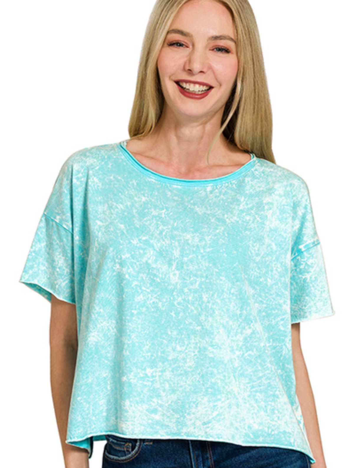 Crop Boxed Tee